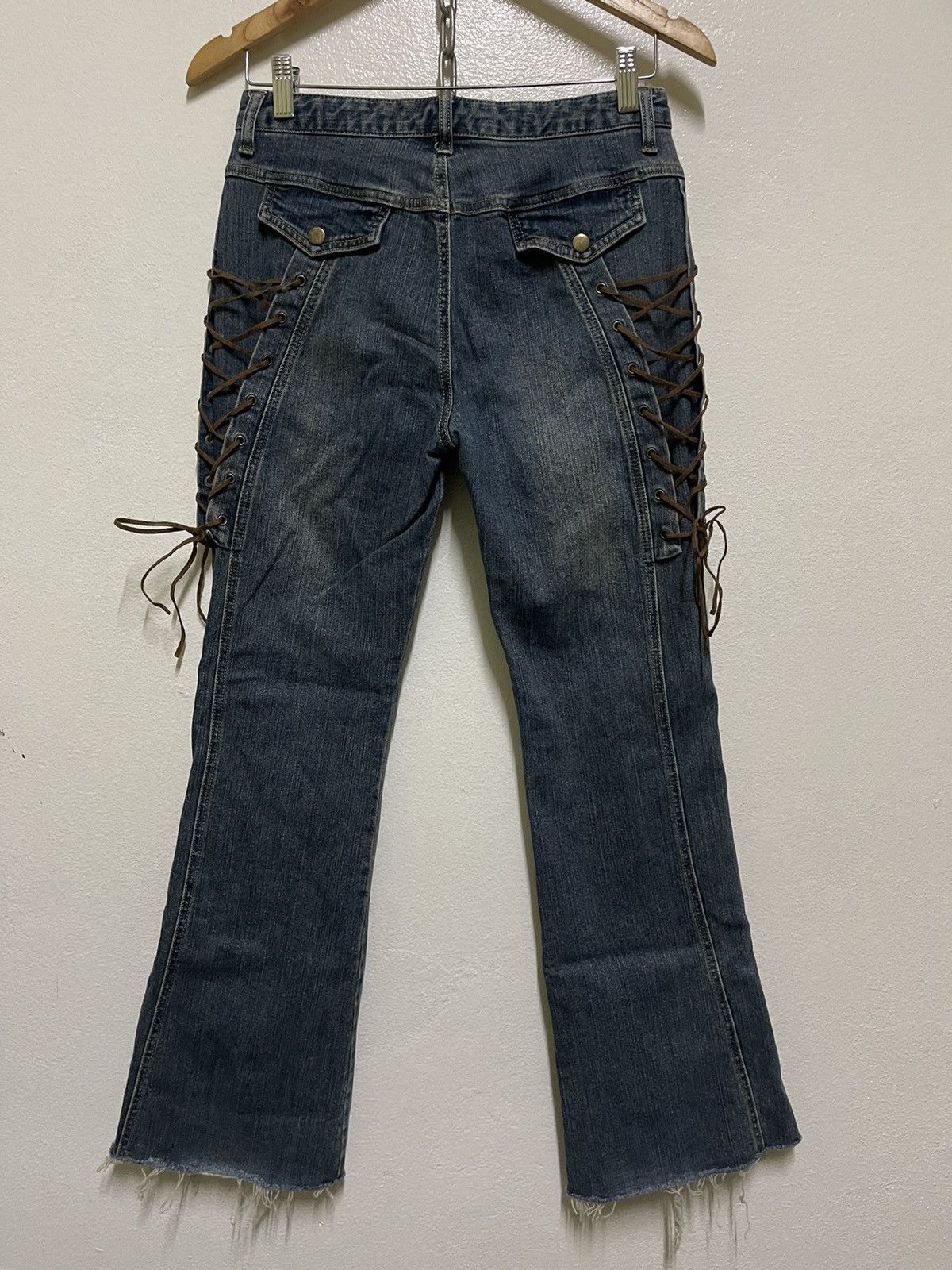 Japanese Brand × Vintage Browdwin Flared Stretch Jeans Bootcut Size 28" / US 6 / IT 42 - 7 Thumbnail