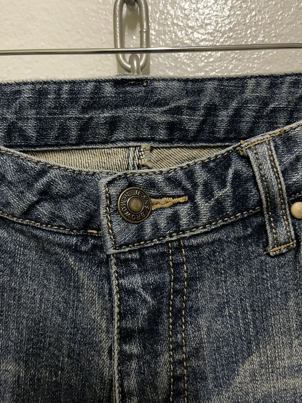 Japanese Brand × Vintage Browdwin Flared Stretch Jeans Bootcut Size 28" / US 6 / IT 42 - 6 Thumbnail