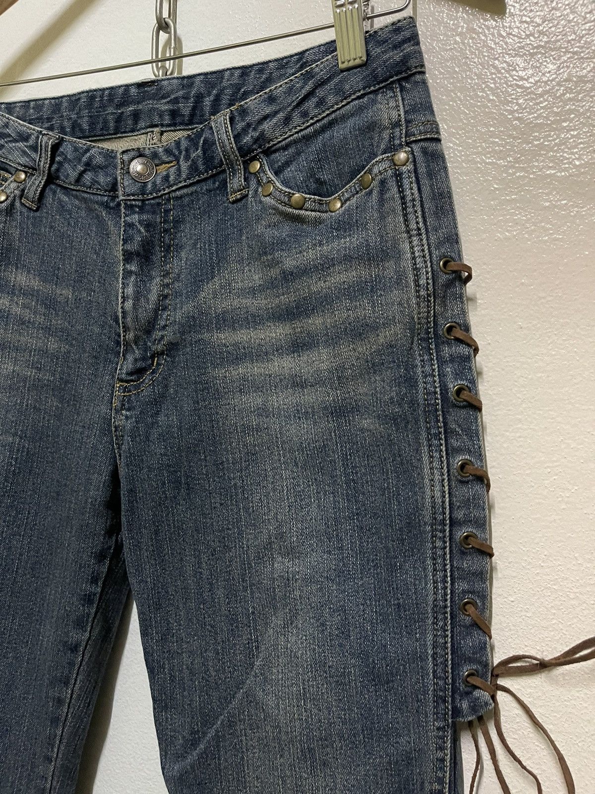 Japanese Brand × Vintage Browdwin Flared Stretch Jeans Bootcut Size 28" / US 6 / IT 42 - 4 Thumbnail