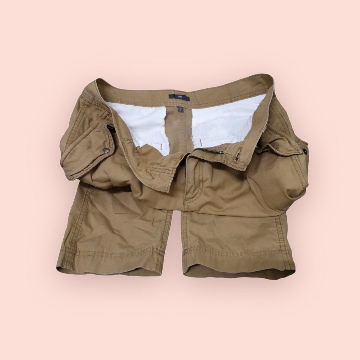 Gap GAP RIPSTOP DOUBLE KNEE CARGO HANGING PANTS Size US 32 / EU 48 - 12 Thumbnail