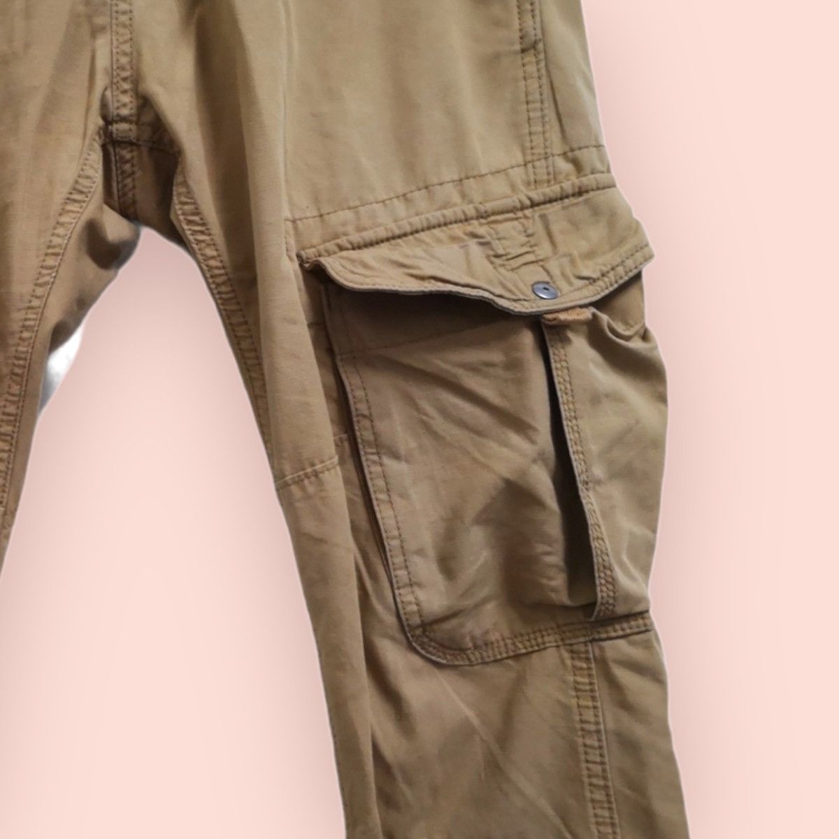 Gap GAP RIPSTOP DOUBLE KNEE CARGO HANGING PANTS Size US 32 / EU 48 - 5 Thumbnail