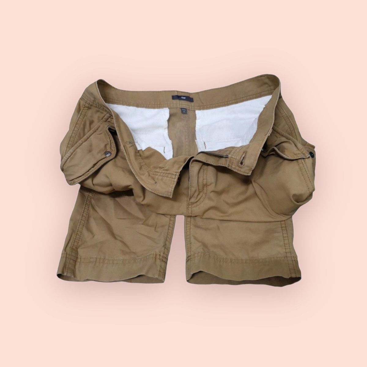 Gap GAP RIPSTOP DOUBLE KNEE CARGO HANGING PANTS Size US 32 / EU 48 - 13 Thumbnail