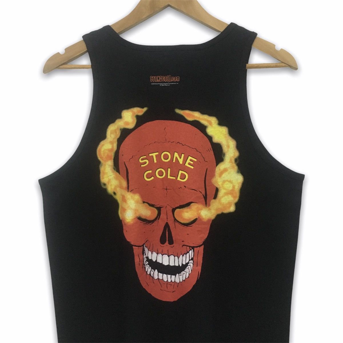 Vintage × WWE × WWF Rare Vintage 2000 Stone Cold Steve Austin Sleeve Less Tee Size US M / EU 48-50 / 2 - 6 Thumbnail