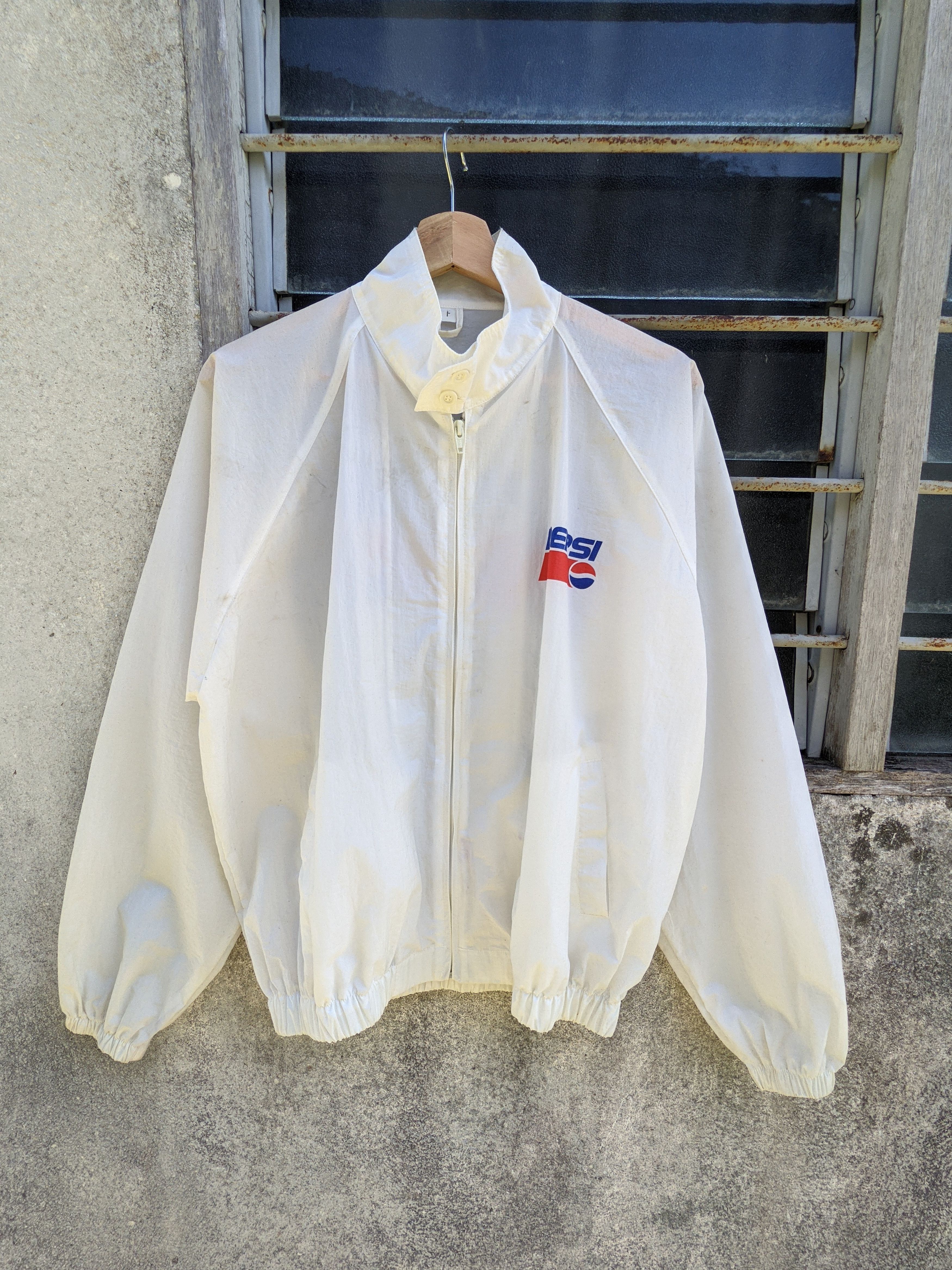 Pepsi × Vintage ⚡️Steals⚡️ Vintage PEPSI Spellout Light Jacket Size US L / EU 52-54 / 3 - 5 Thumbnail