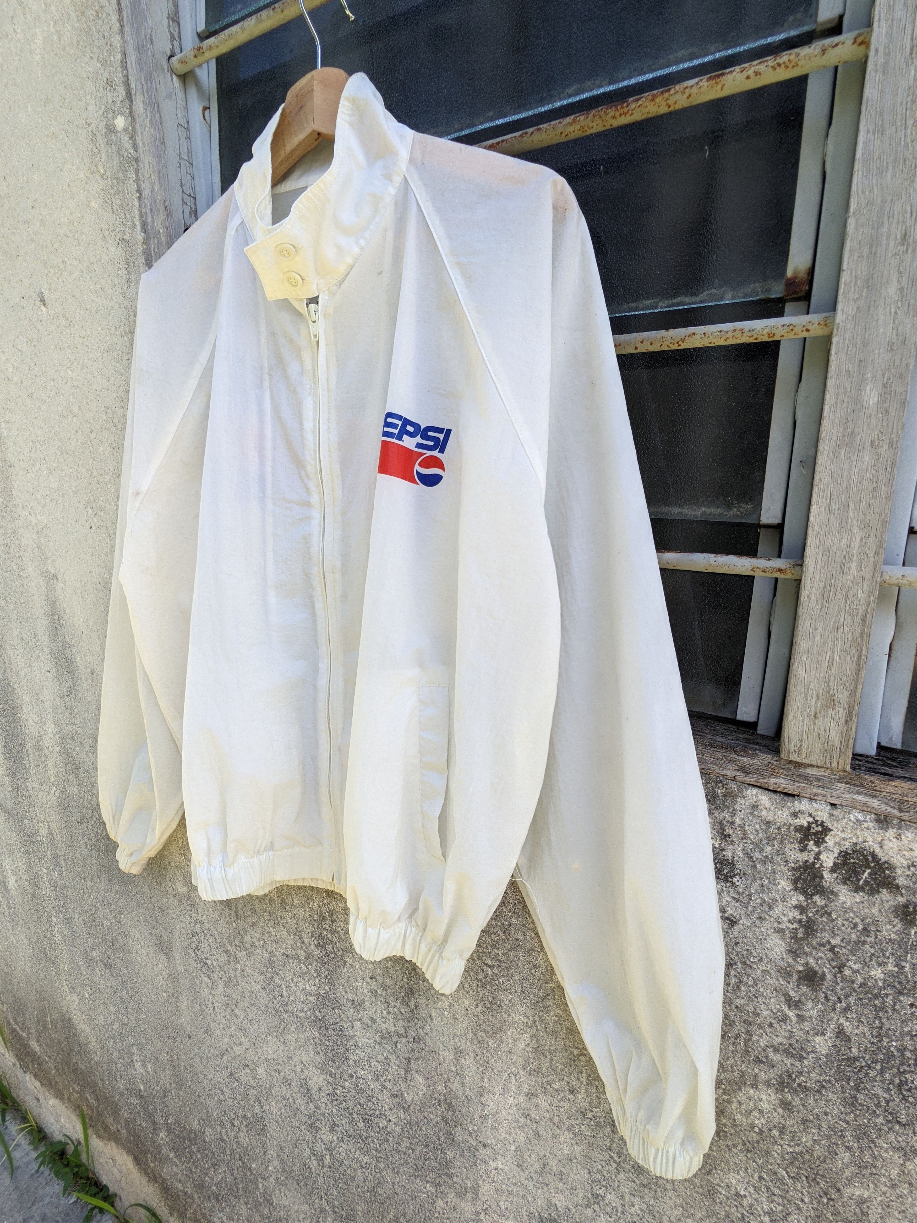 Pepsi × Vintage ⚡️Steals⚡️ Vintage PEPSI Spellout Light Jacket Size US L / EU 52-54 / 3 - 3 Thumbnail