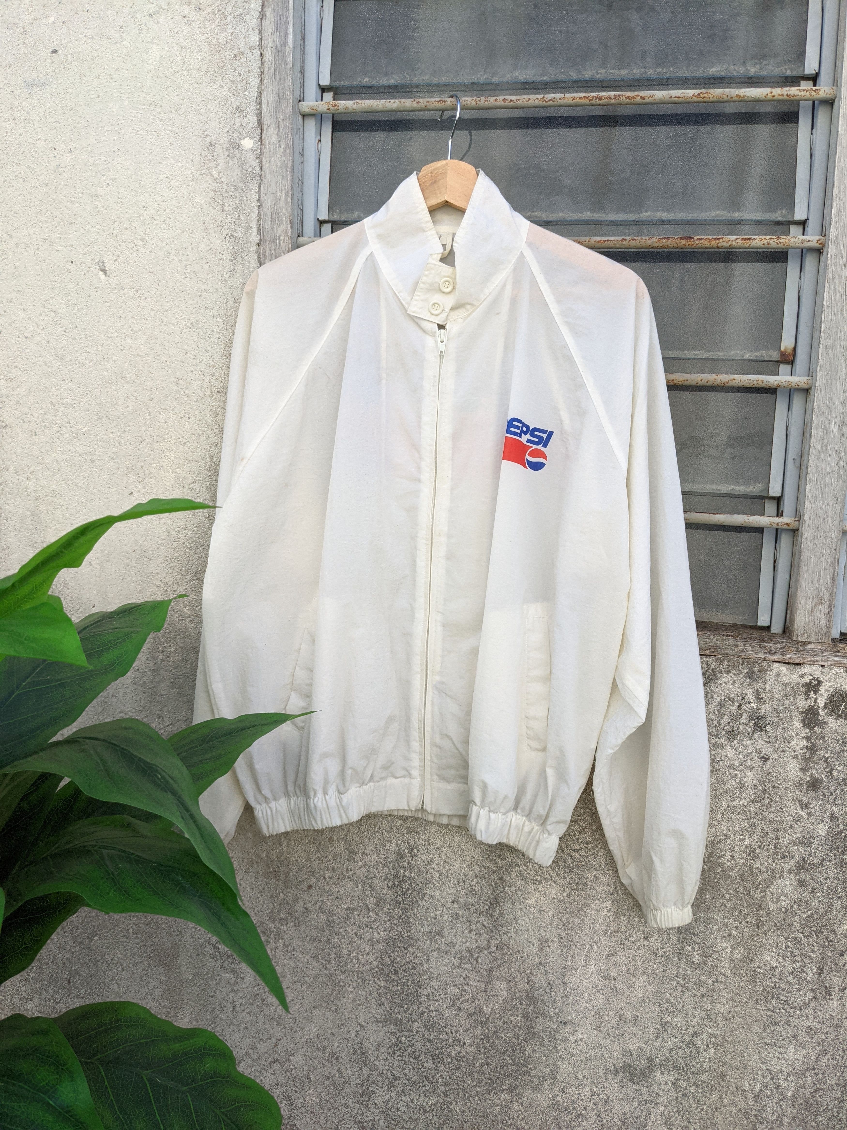 Pepsi × Vintage ⚡️Steals⚡️ Vintage PEPSI Spellout Light Jacket Size US L / EU 52-54 / 3 - 1 Thumbnail