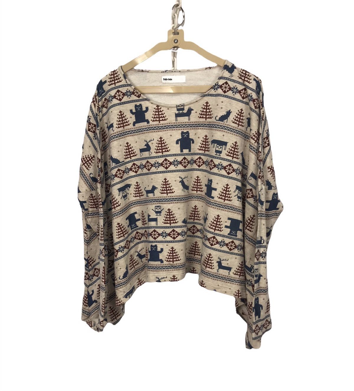 Issey Miyake × Ne-Net Ne-net beggie croptop printed ladies tshirt by issey miyake Size M / US 6-8 / IT 42-44 - 1 Thumbnail
