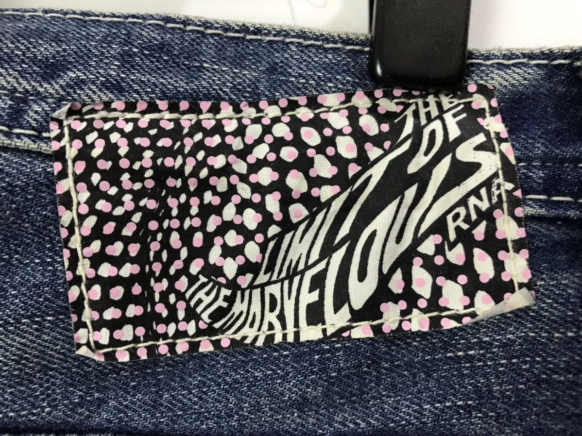 Japanese Brand RNA Inc Slang Blue Distressed Denim Jeans Size US 30 / EU 46 - 5 Thumbnail