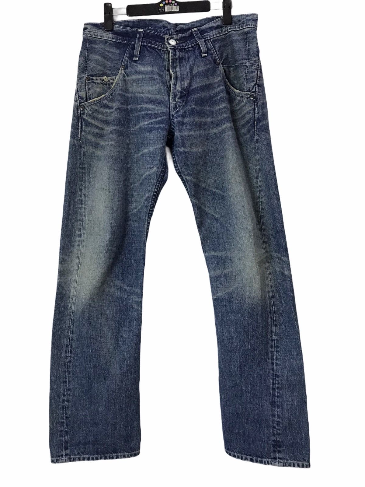 Japanese Brand RNA Inc Slang Blue Distressed Denim Jeans Size US 30 / EU 46 - 1 Thumbnail
