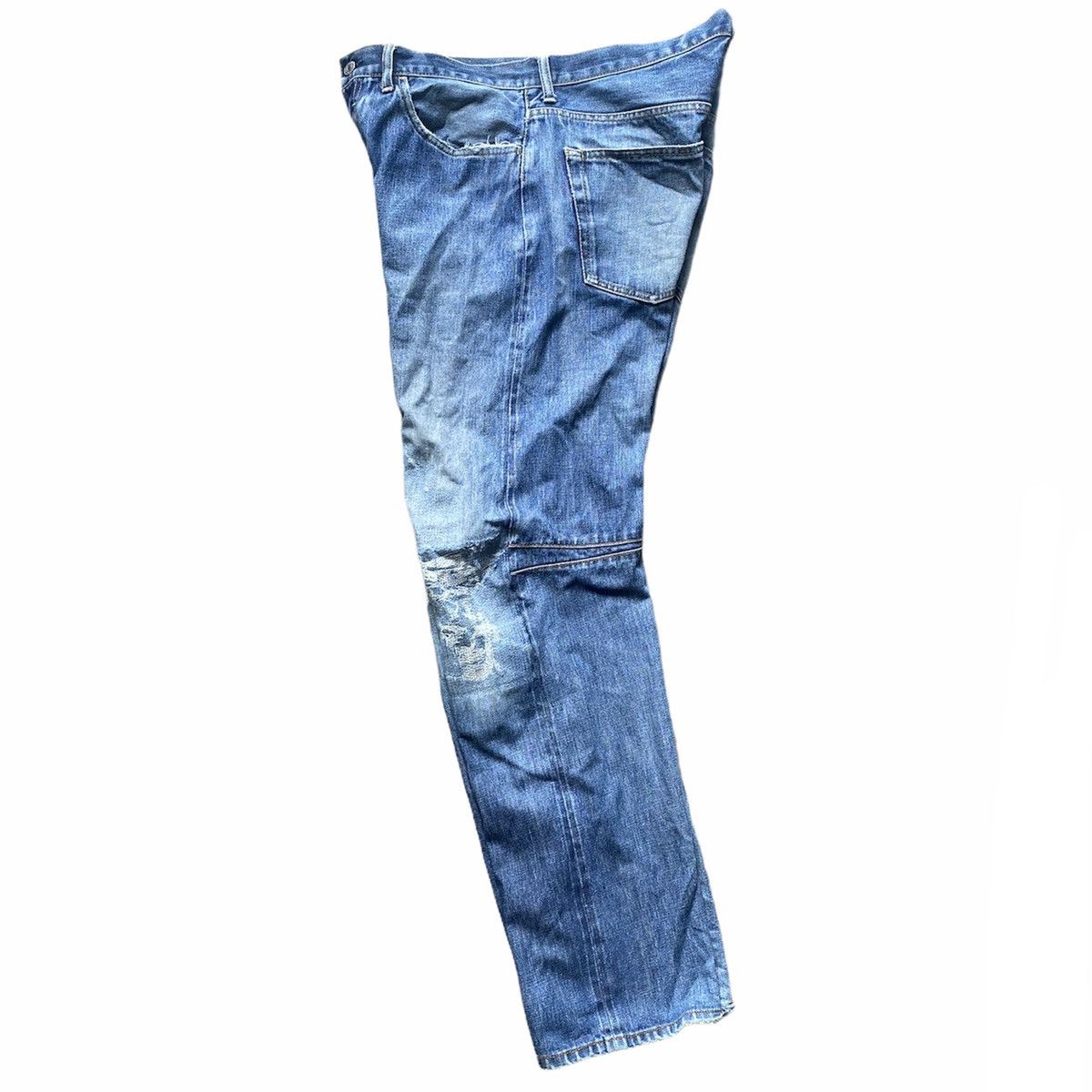 Yohji Yamamoto Yohji Yamamoto 3D Denim Size US 35 - 3 Thumbnail