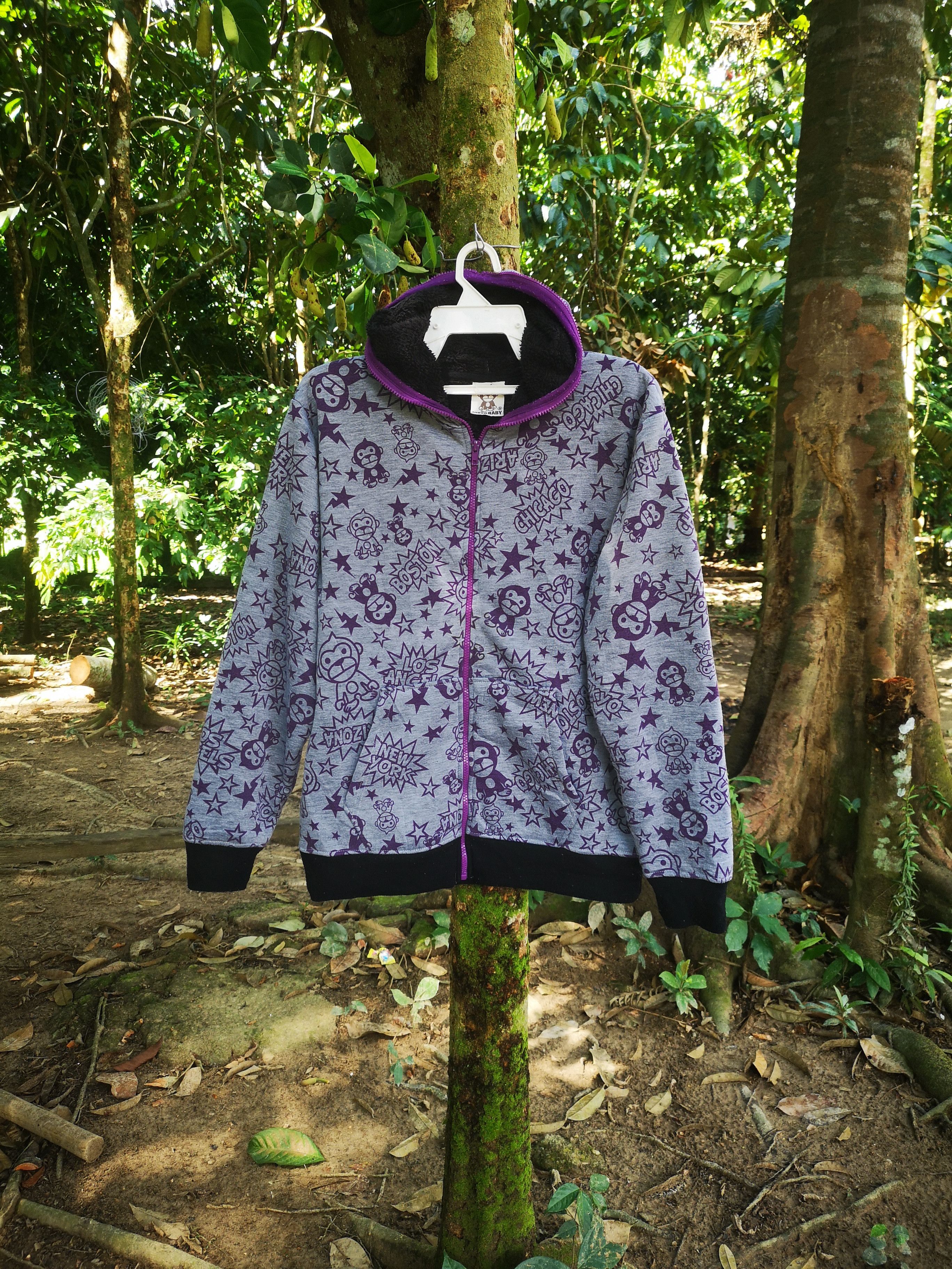 Japanese Brand UITTG BABY Full Print Hoodie Size US L / EU 52-54 / 3 - 1 Thumbnail