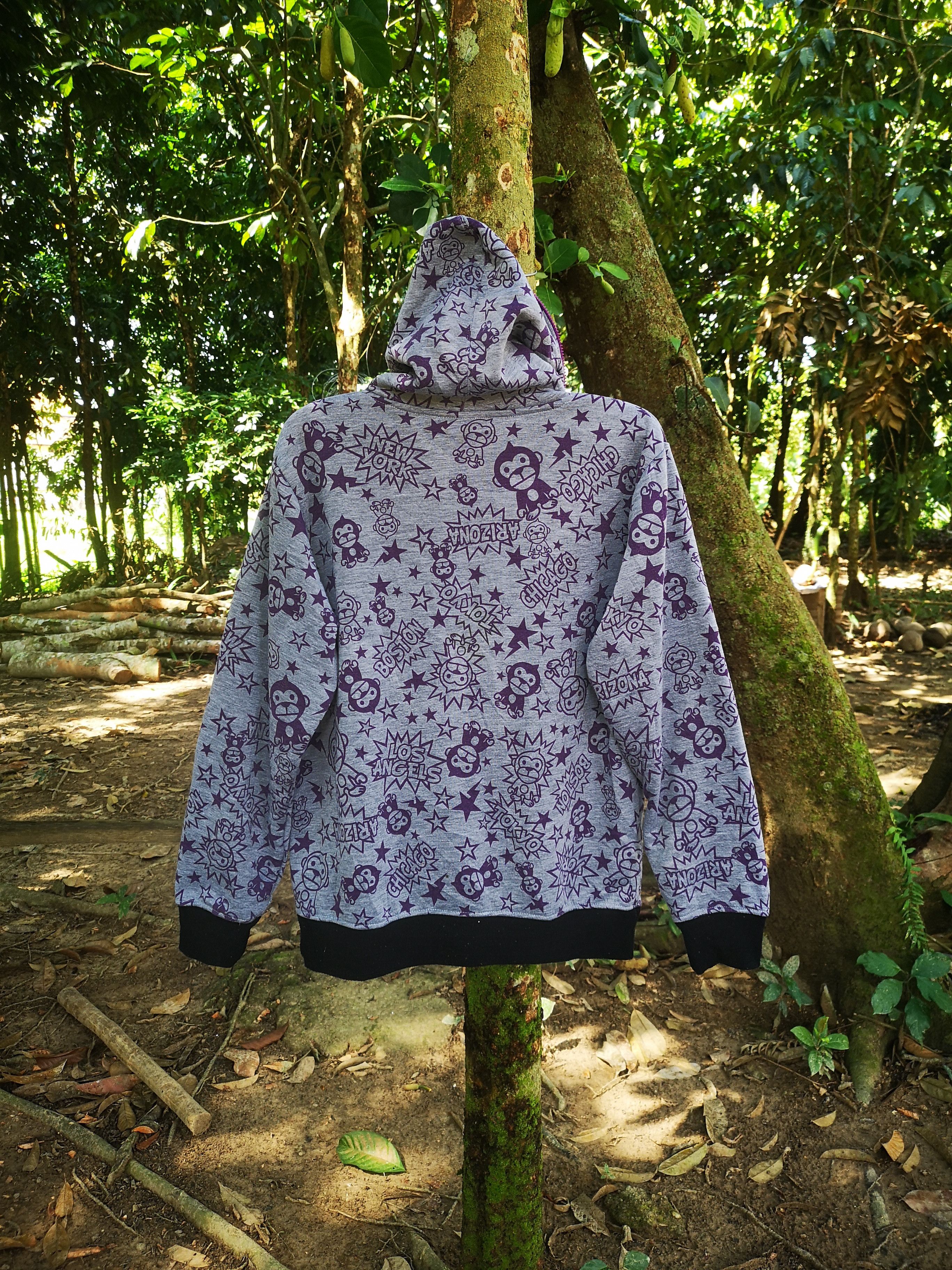 Japanese Brand UITTG BABY Full Print Hoodie Size US L / EU 52-54 / 3 - 2 Thumbnail