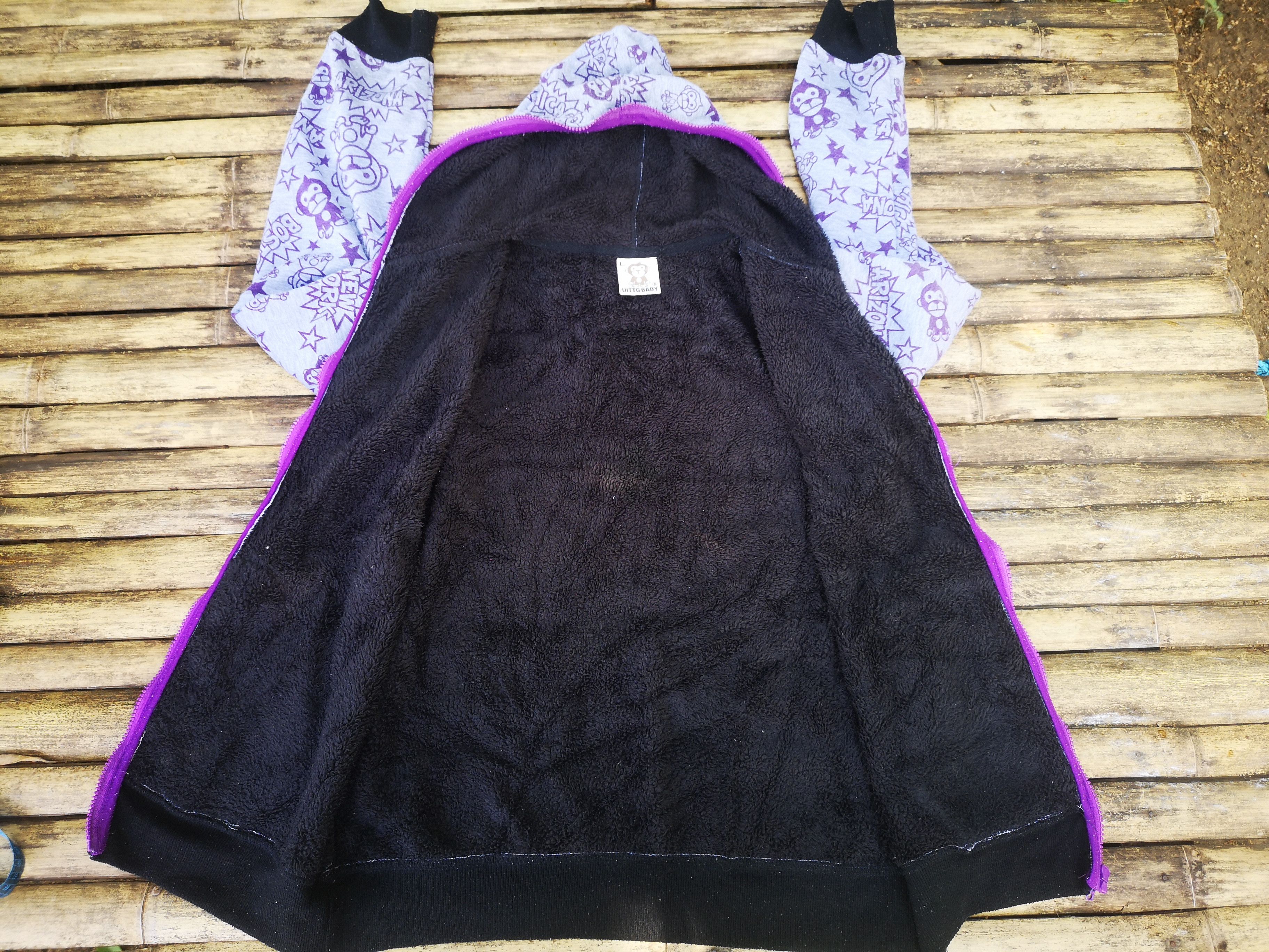 Japanese Brand UITTG BABY Full Print Hoodie Size US L / EU 52-54 / 3 - 6 Thumbnail