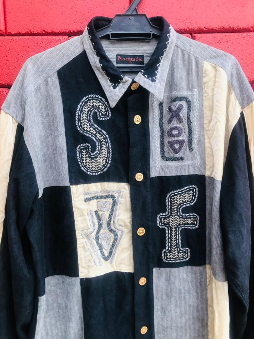 Vintage Vintage Santa Fe Japanese Designer Fashion Style Sleeve Size US L / EU 52-54 / 3 - 3 Thumbnail