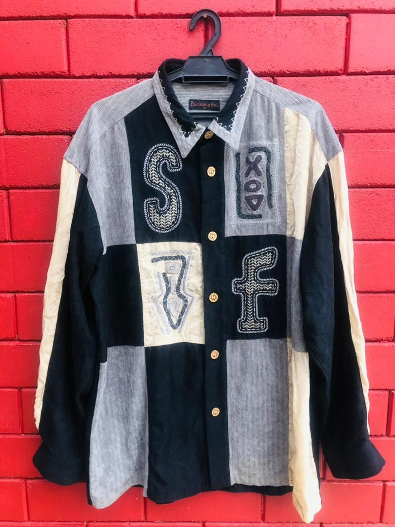 Vintage Vintage Santa Fe Japanese Designer Fashion Style Sleeve Size US L / EU 52-54 / 3 - 1 Thumbnail