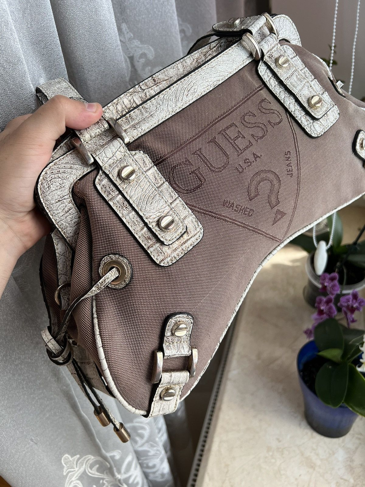 Guess × Vintage Y2K GUESS Vintage Bag Size ONE SIZE - 7 Thumbnail