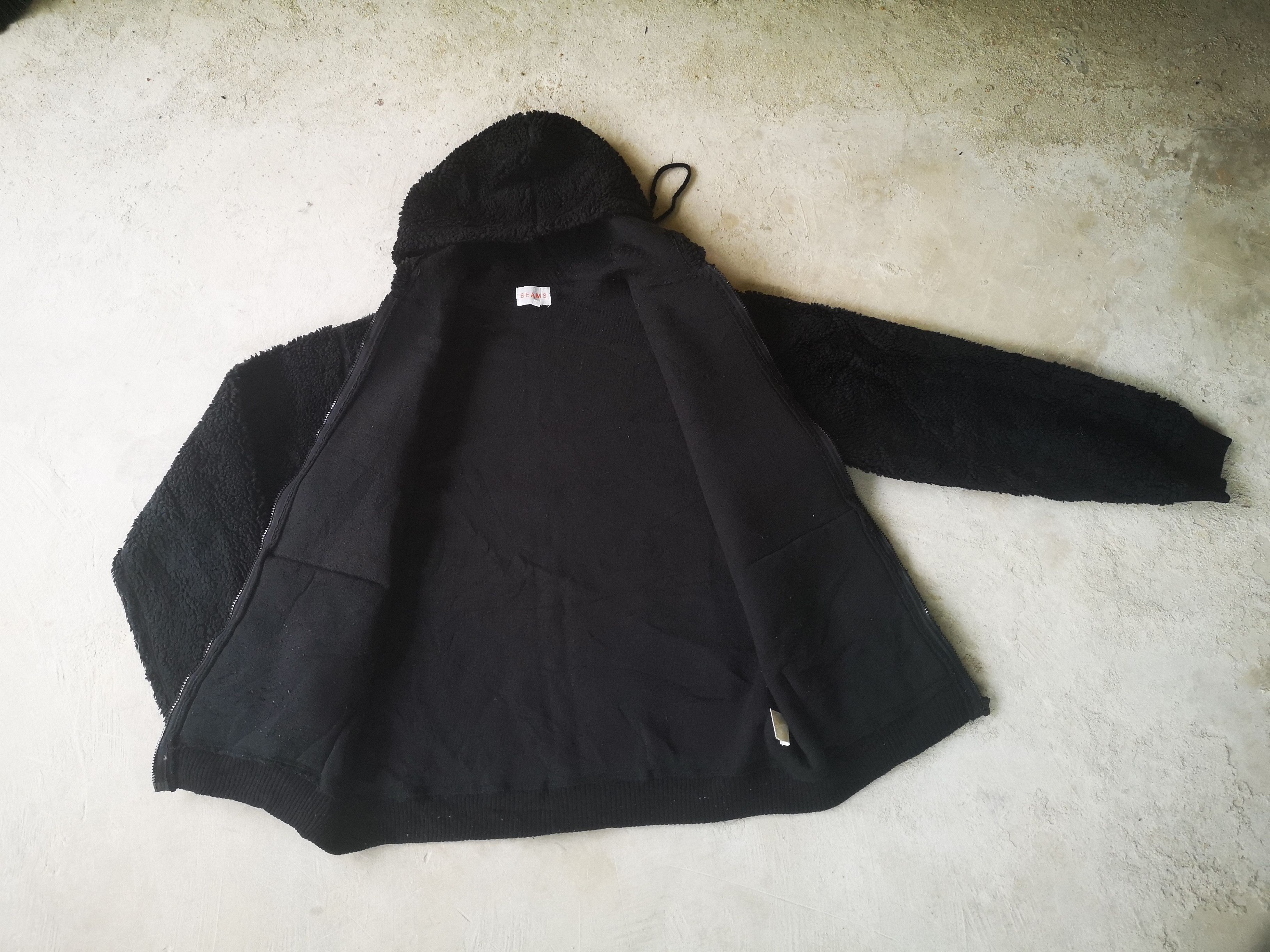 Beams Plus Vintage Beams Zipper Hoodie Sherpa Fleece Size US M / EU 48-50 / 2 - 3 Thumbnail