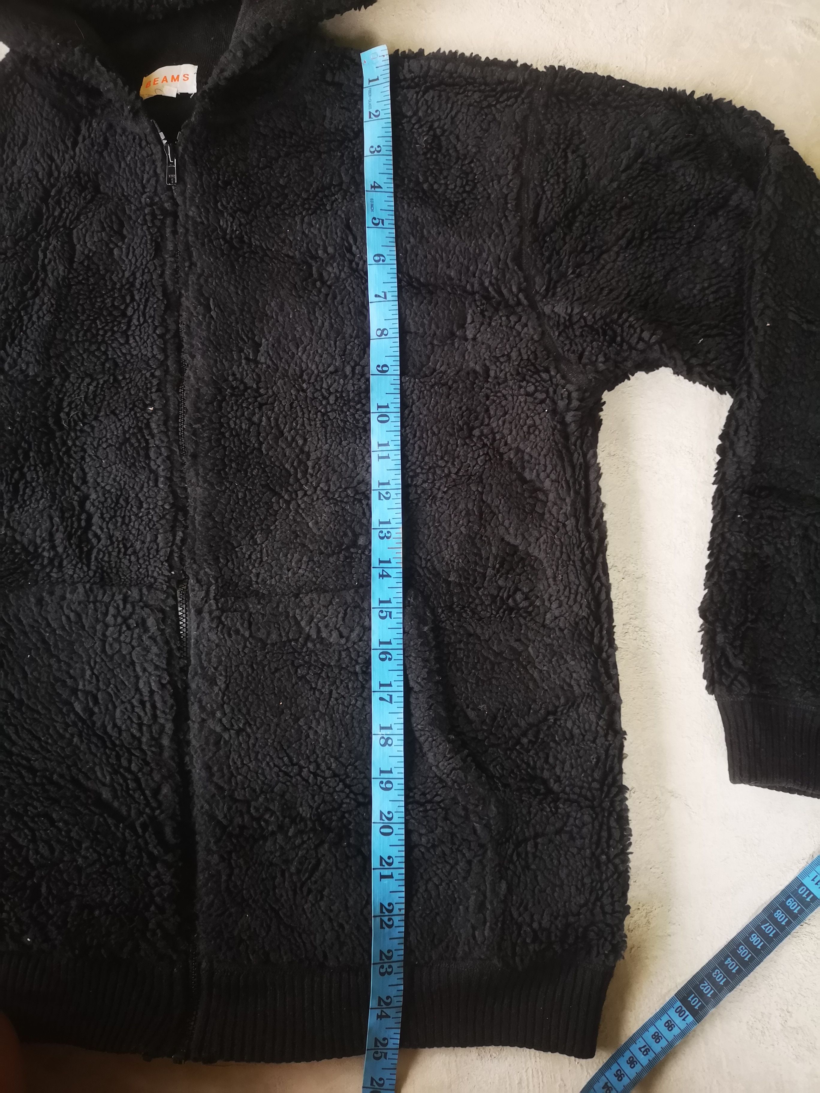 Beams Plus Vintage Beams Zipper Hoodie Sherpa Fleece Size US M / EU 48-50 / 2 - 9 Thumbnail