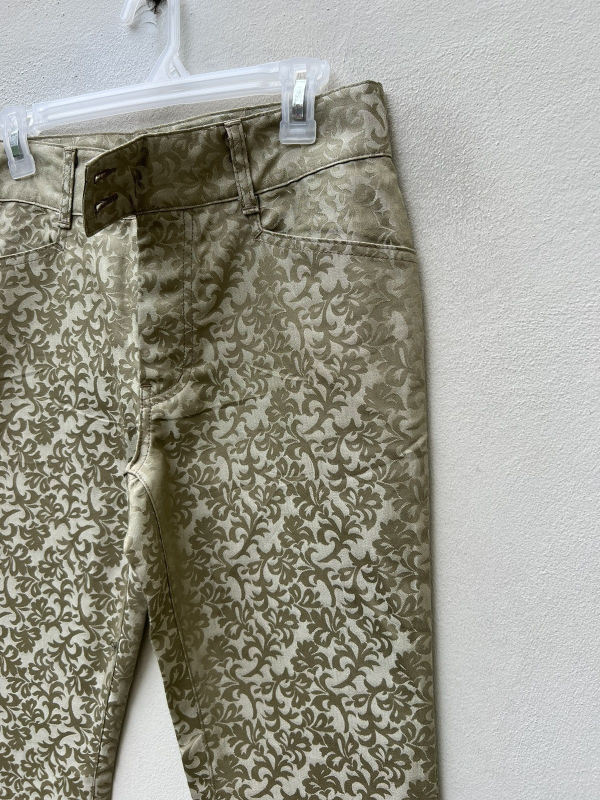 Morgan Homme Vintage Men’s Morgan Homme Japan Jacquard Gold Flare Pant Size US 30 / EU 46 - 12 Thumbnail