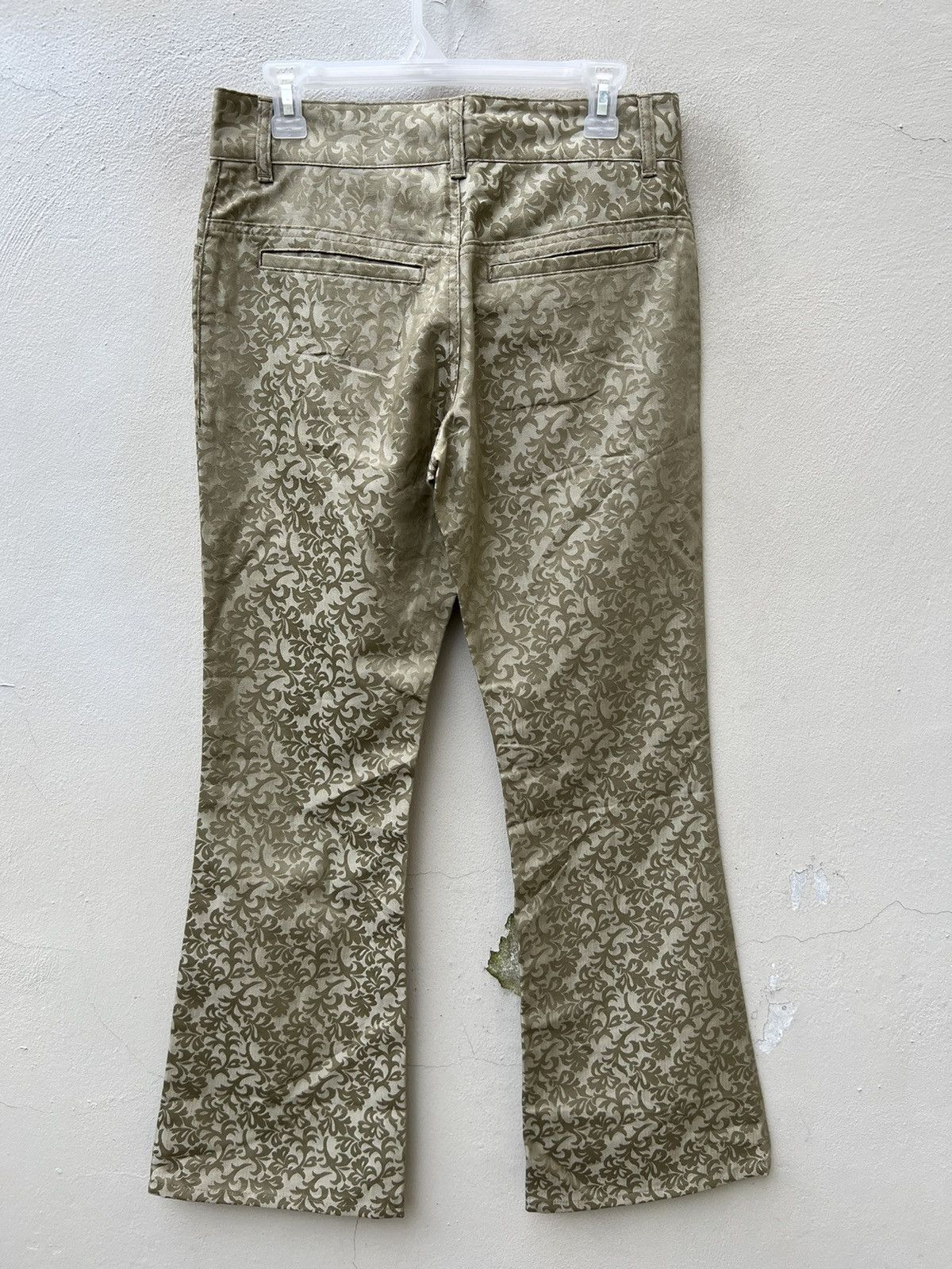 Morgan Homme Vintage Men’s Morgan Homme Japan Jacquard Gold Flare Pant Size US 30 / EU 46 - 15 Thumbnail