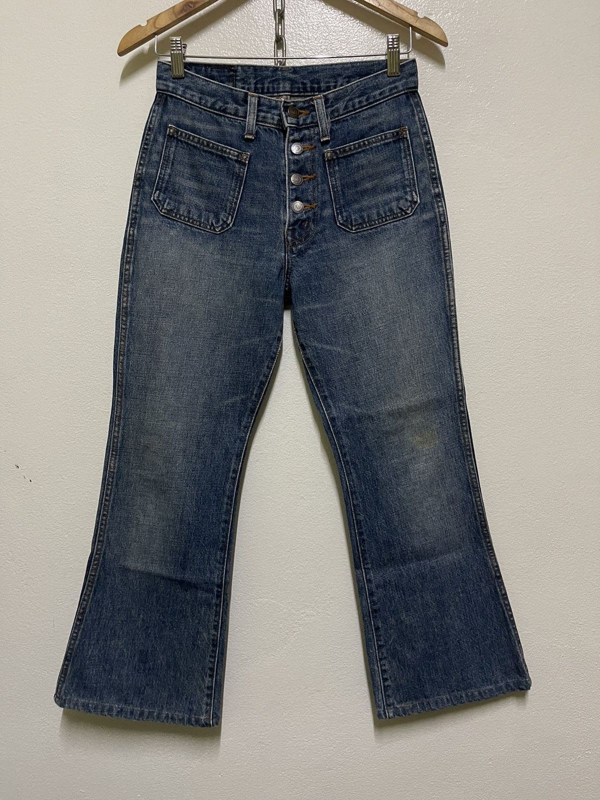 Japanese Brand × Vintage Georgia Love Bush Pants Bootcut Flared Jeans Size 26" / US 2 / IT 38 - 1 Thumbnail