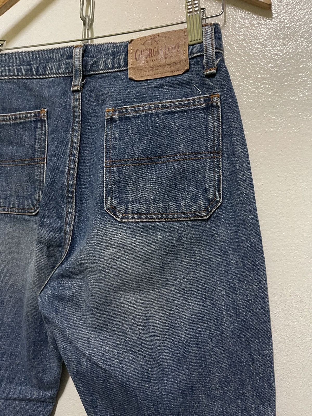 Japanese Brand × Vintage Georgia Love Bush Pants Bootcut Flared Jeans Size 26" / US 2 / IT 38 - 9 Thumbnail