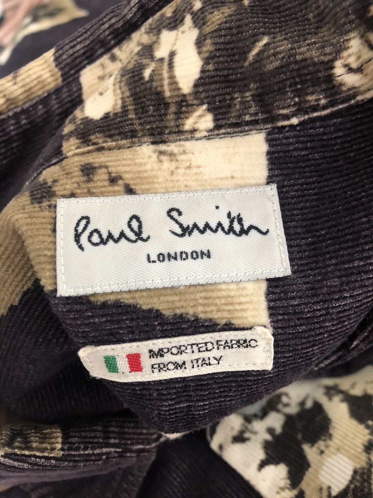 Paul Smith Paul Smith London Made in Japan Printed Leaf Corduroy Shirt Size US L / EU 52-54 / 3 - 12 Thumbnail