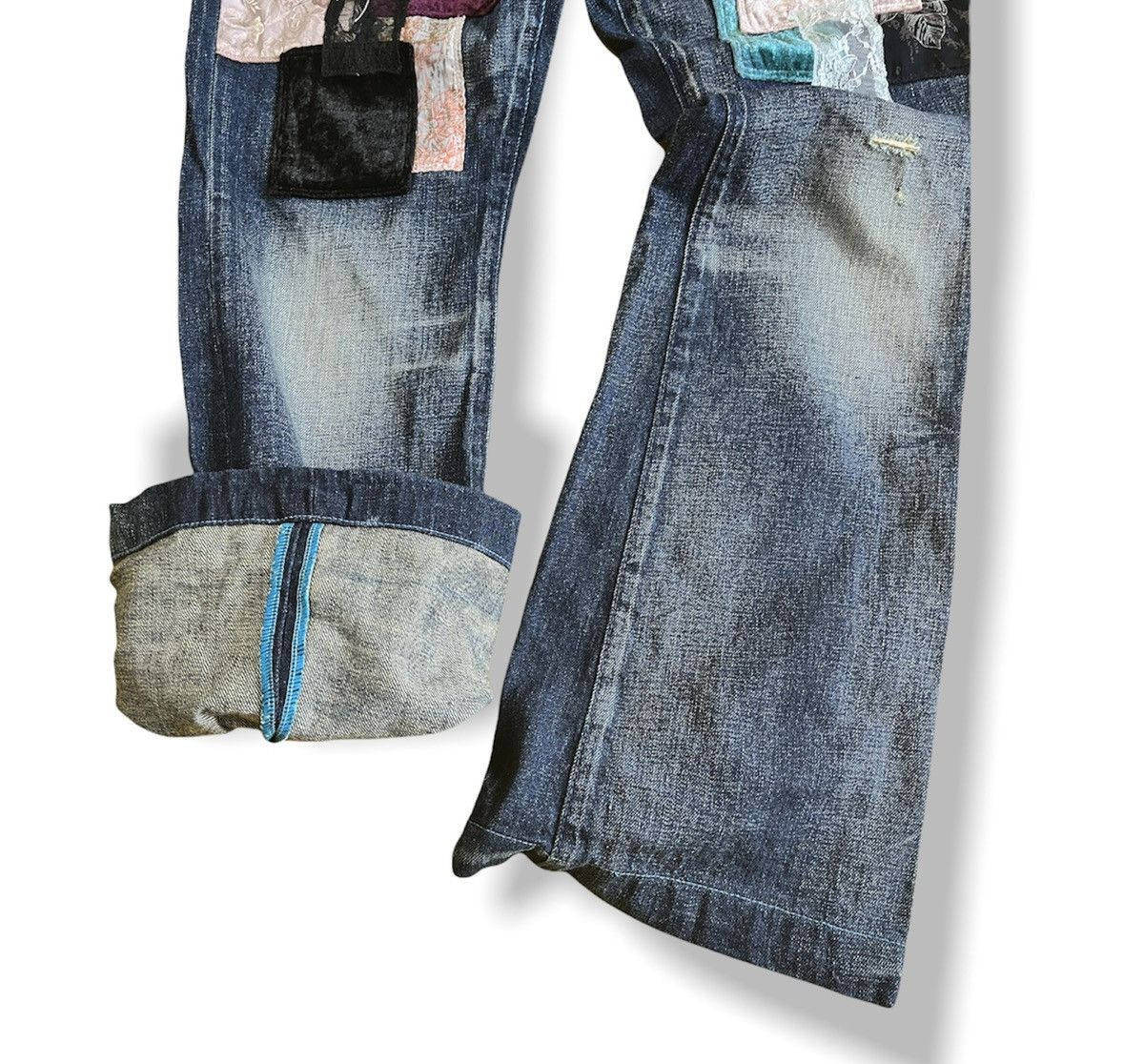 Levi's FLARED LEVI'S LADY STYLE CUSTOM PATCHWORKS Size US 30 / EU 46 - 9 Thumbnail