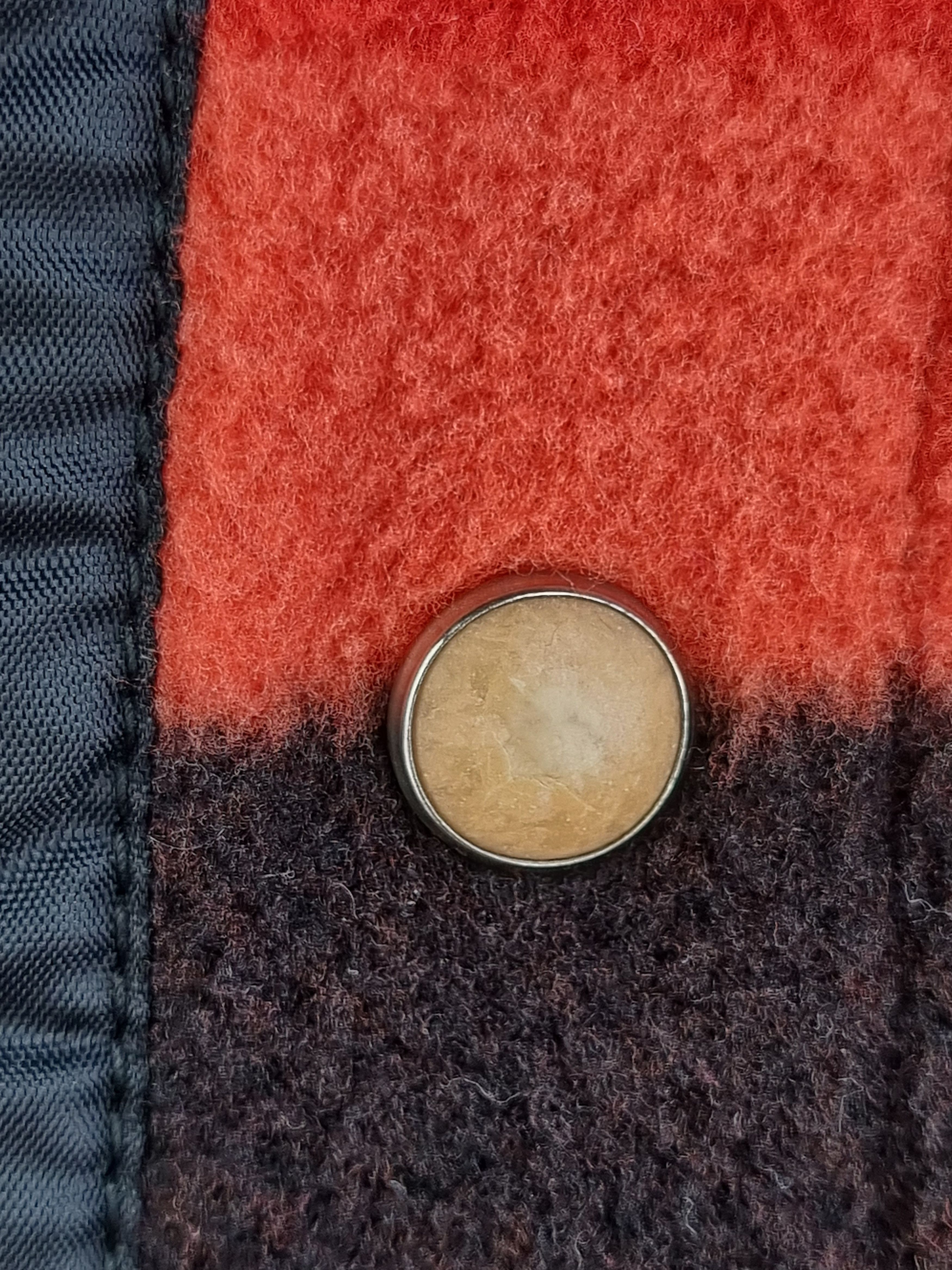 Seditionaries Rare 80s JET SET BLUE SYSTEM Plaid Fleece Vintage Size US L / EU 52-54 / 3 - 11 Thumbnail