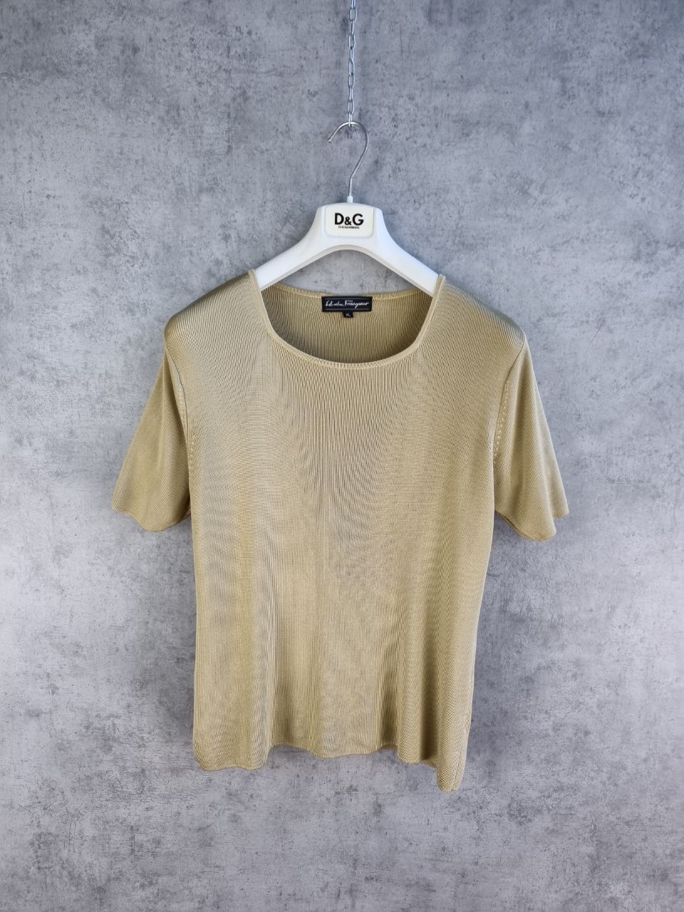 Salvatore Ferragamo × Vintage ! Silk Tee shirt by Salvatore Ferragamo Size XL / US 12-14 / IT 48-50 - 8 Thumbnail