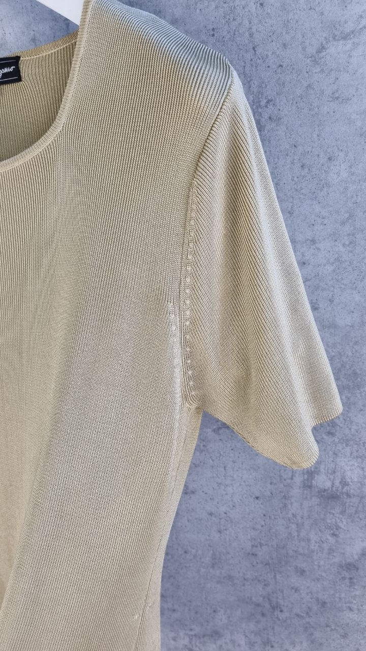 Salvatore Ferragamo × Vintage ! Silk Tee shirt by Salvatore Ferragamo Size XL / US 12-14 / IT 48-50 - 7 Thumbnail