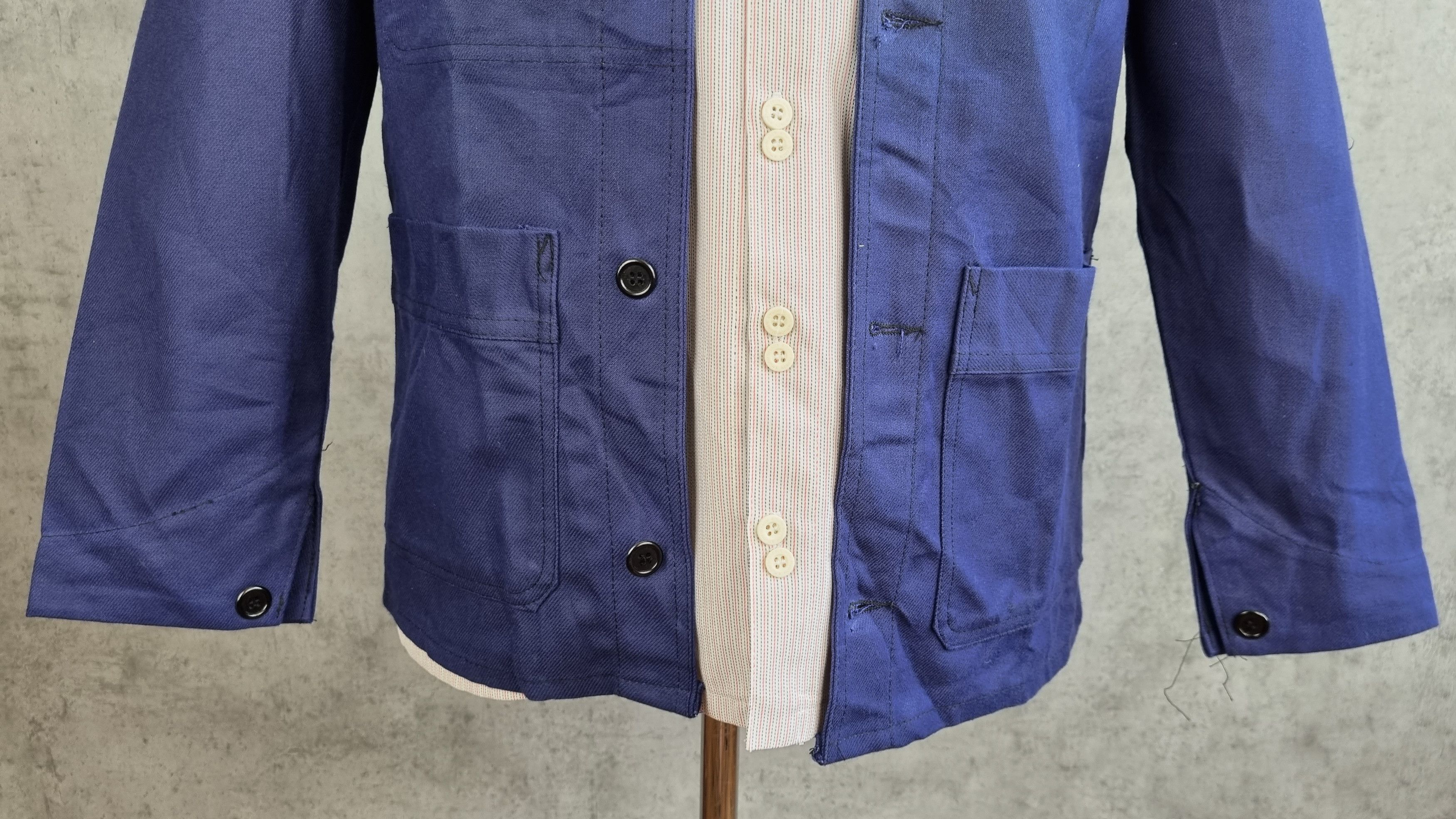 Le Laboureur × Vetra × Vintage Rare 60s Chore Moleskin Worker jacket Deadstock Size US L / EU 52-54 / 3 - 10 Thumbnail