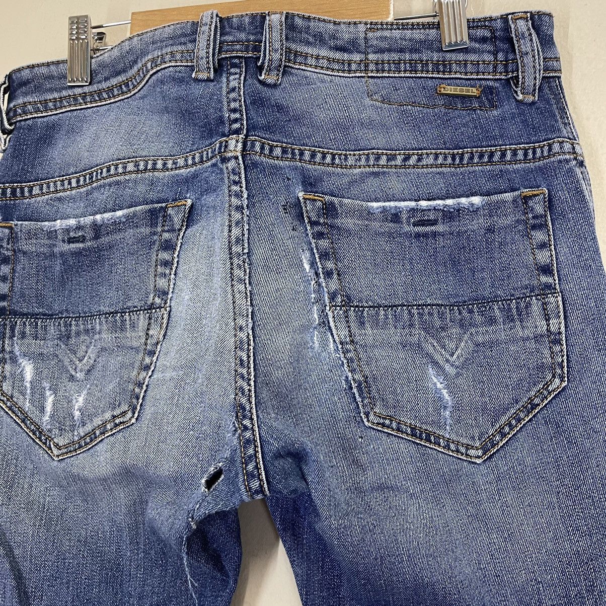 Diesel × Japanese Brand × Vintage Diesel Industry Thommer Slim Skinny Distressed Jeans Size US 30 / EU 46 - 9 Thumbnail
