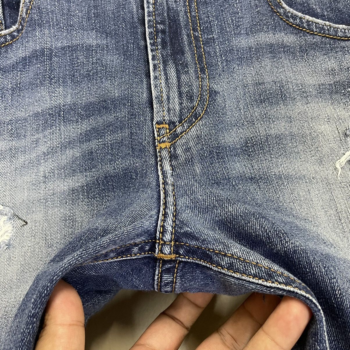 Diesel × Japanese Brand × Vintage Diesel Industry Thommer Slim Skinny Distressed Jeans Size US 30 / EU 46 - 8 Thumbnail