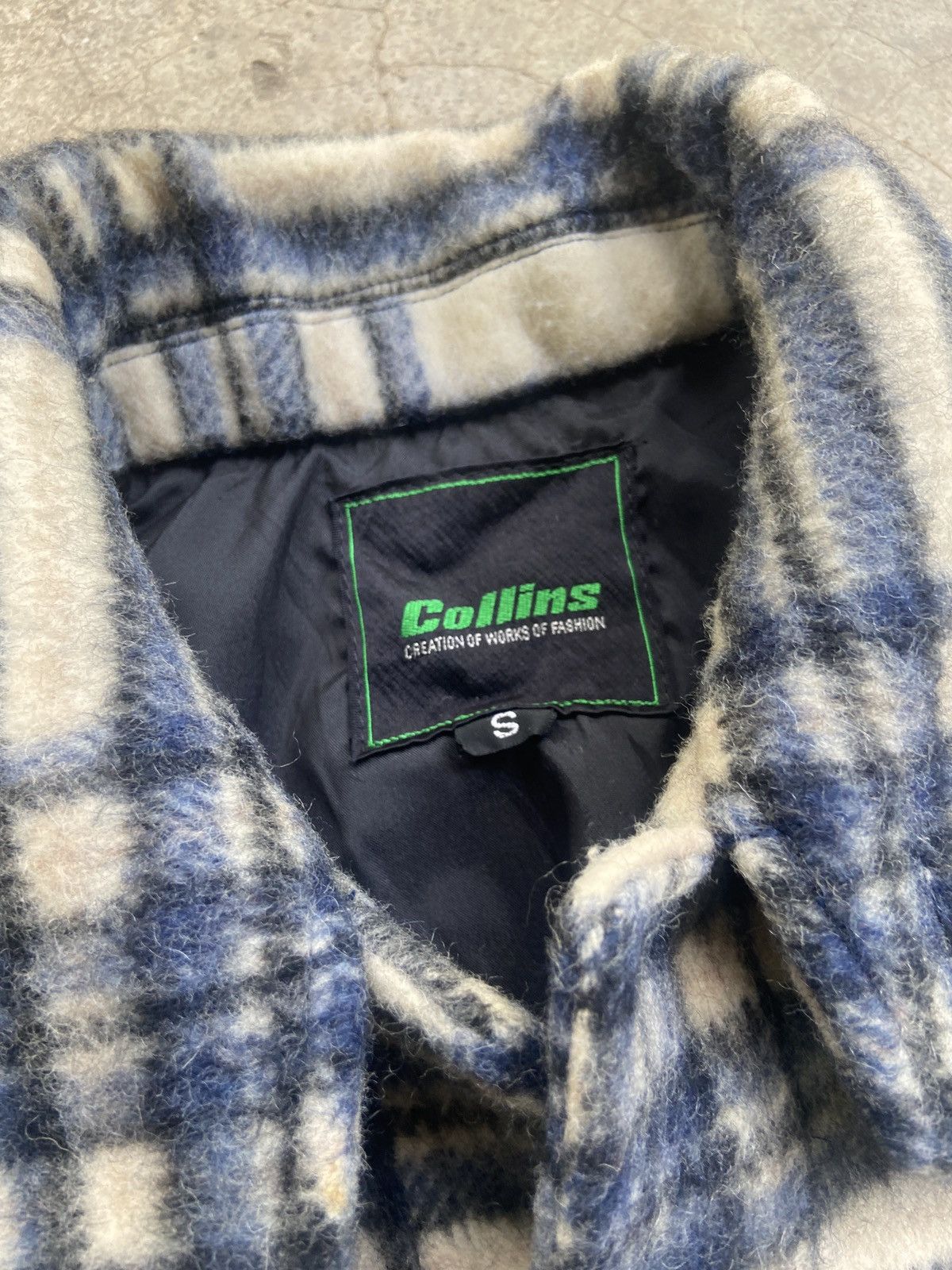 Flannel Vintage Collins Button Up Checkered Wool Flannel Japan Size US S / EU 44-46 / 1 - 5 Thumbnail
