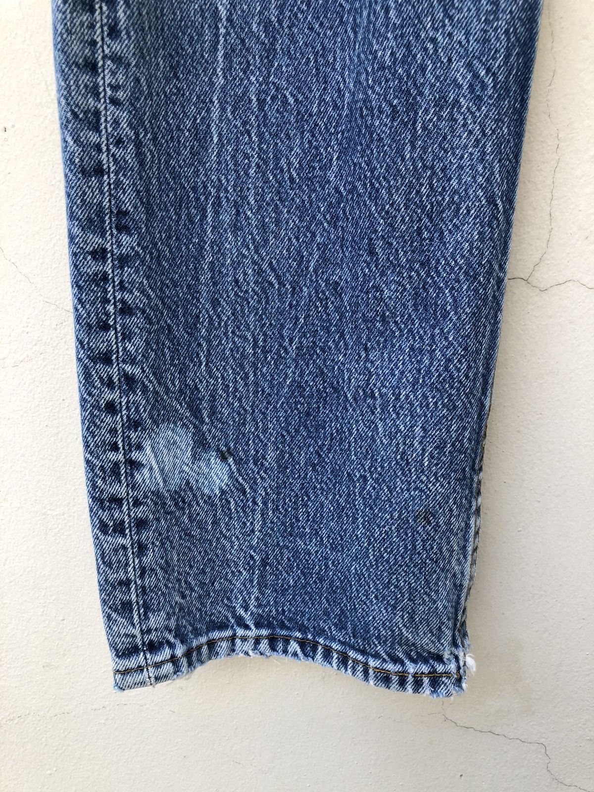 Levi's Vintage 80s Levi’s 501 Jeans Usa Ageing Faded Denim Size US 32 / EU 48 - 11 Thumbnail
