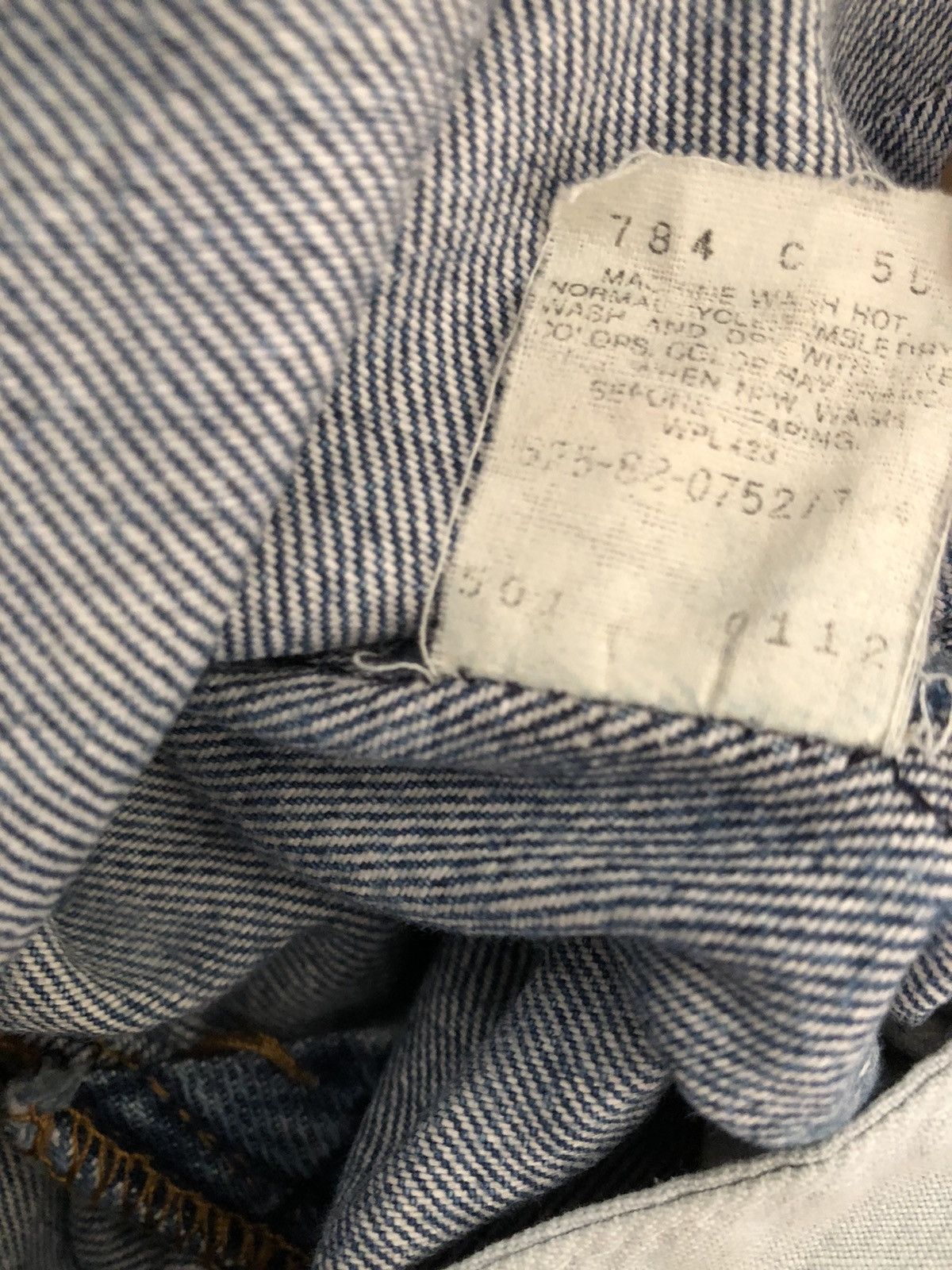 Levi's Vintage 80s Levi’s 501 Jeans Usa Ageing Faded Denim Size US 32 / EU 48 - 25 Thumbnail