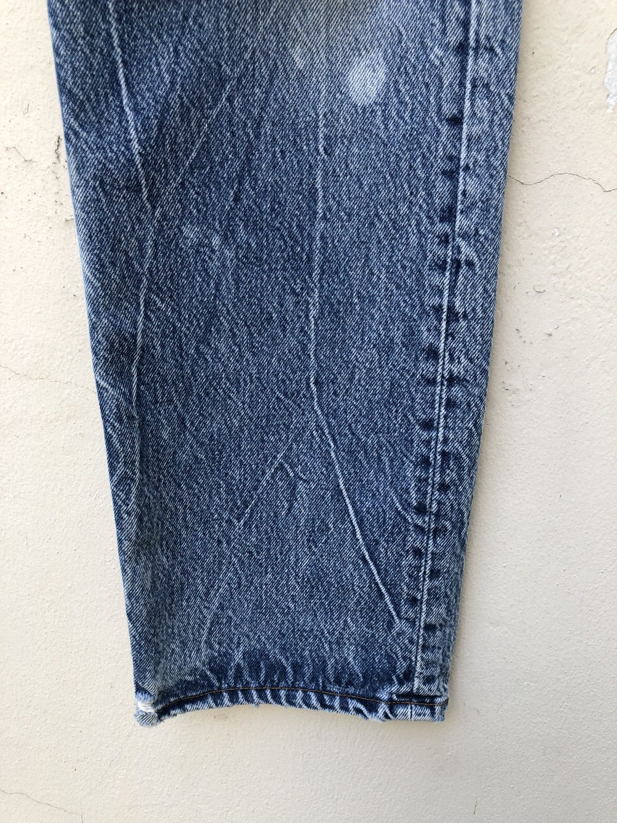 Levi's Vintage 80s Levi’s 501 Jeans Usa Ageing Faded Denim Size US 32 / EU 48 - 15 Thumbnail