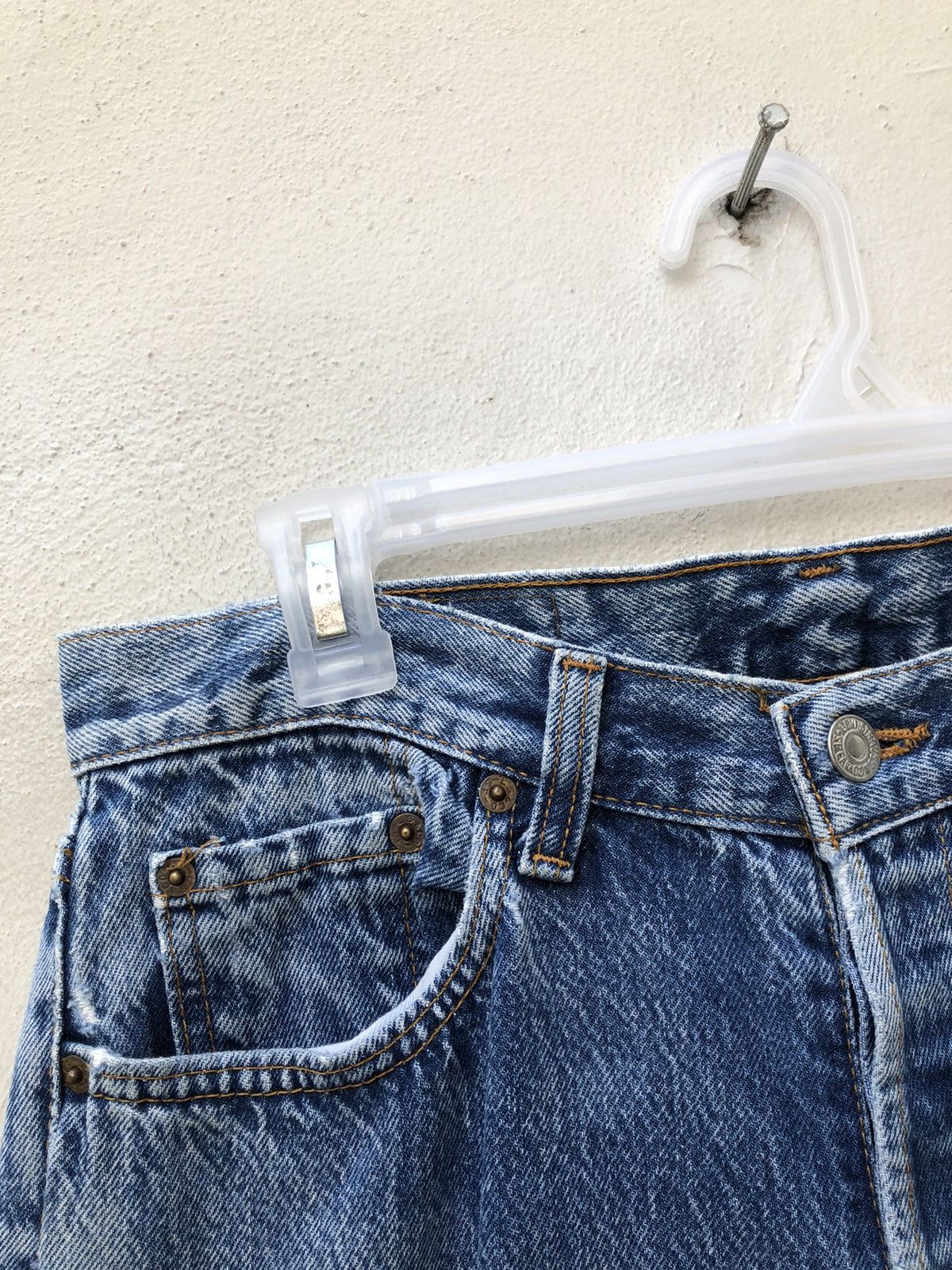 Levi's Vintage 80s Levi’s 501 Jeans Usa Ageing Faded Denim Size US 32 / EU 48 - 7 Thumbnail