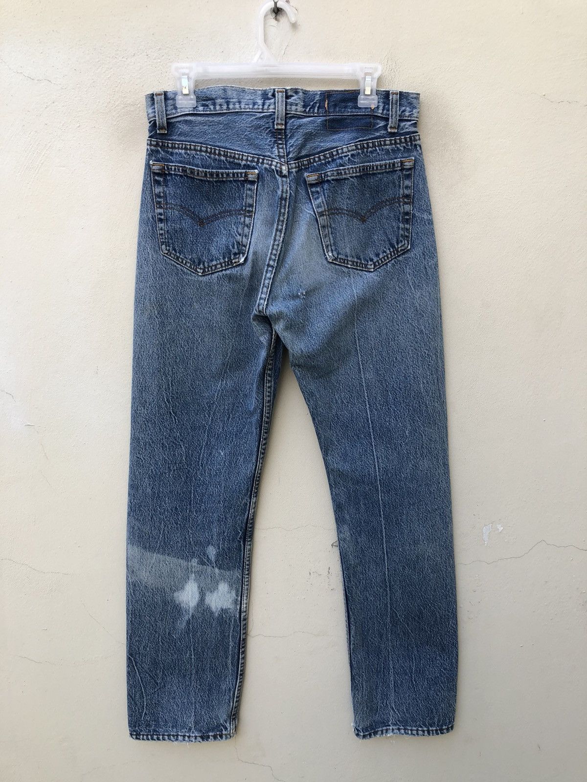 Levi's Vintage 80s Levi’s 501 Jeans Usa Ageing Faded Denim Size US 32 / EU 48 - 17 Thumbnail