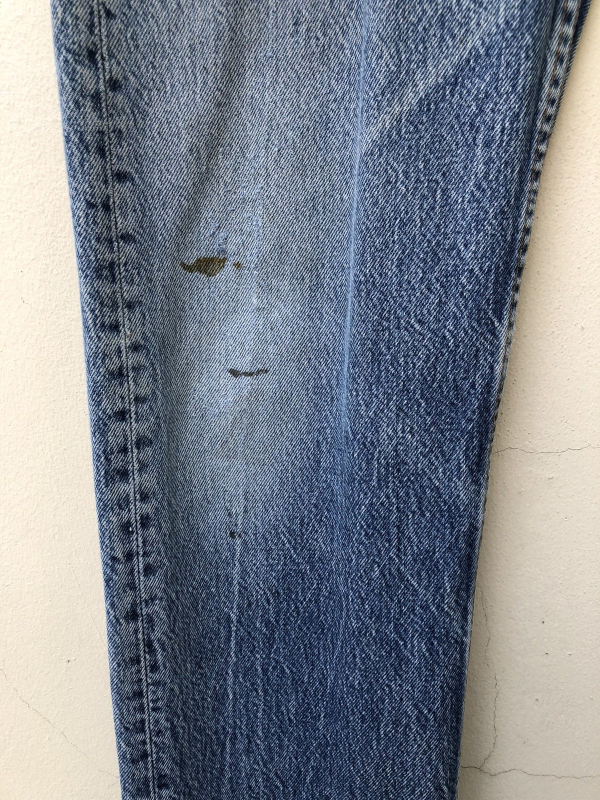 Levi's Vintage 80s Levi’s 501 Jeans Usa Ageing Faded Denim Size US 32 / EU 48 - 10 Thumbnail
