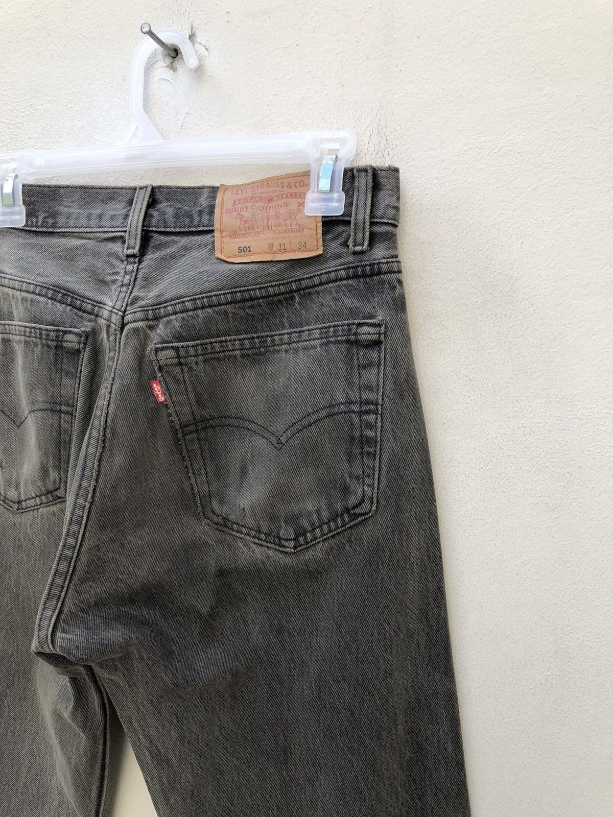 Levi's Vintage 1994 Levi’s 501 Jeans Faded Black Denim Size US 31 - 16 Thumbnail
