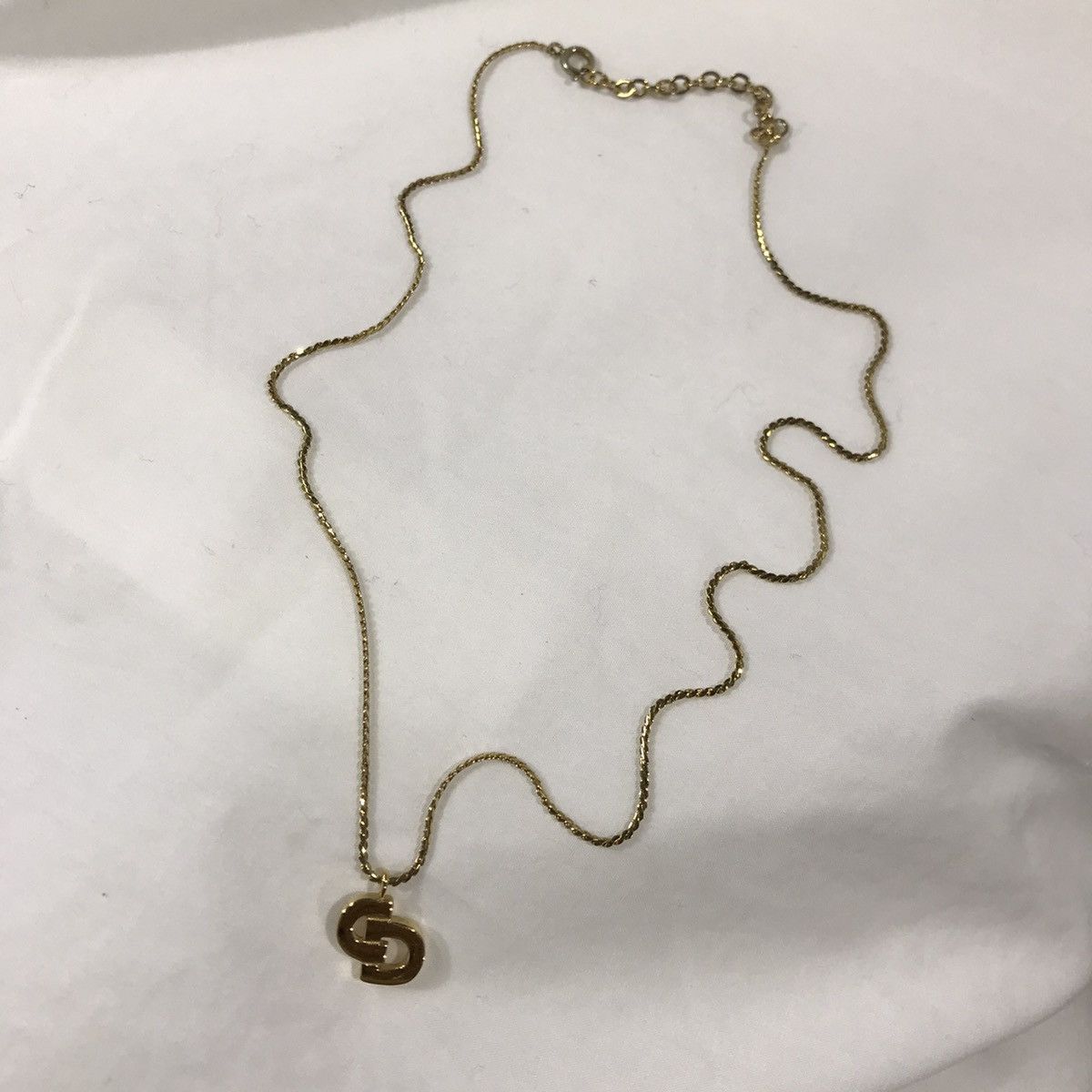 Christian Dior Monsieur × Dior CHRISTIAN DIOR PENDANT GOLD PLATED NECKLACE Size ONE SIZE - 4 Thumbnail