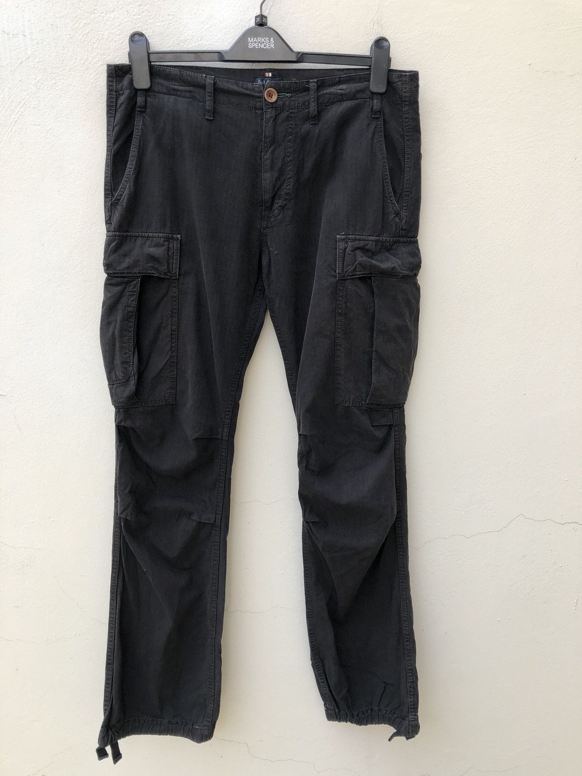 Paul Smith Jeans Drawstring Hem Ripstop Cargo