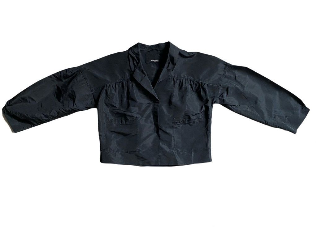 Miu Miu 2006 Black Nylon Jacket | Grailed
