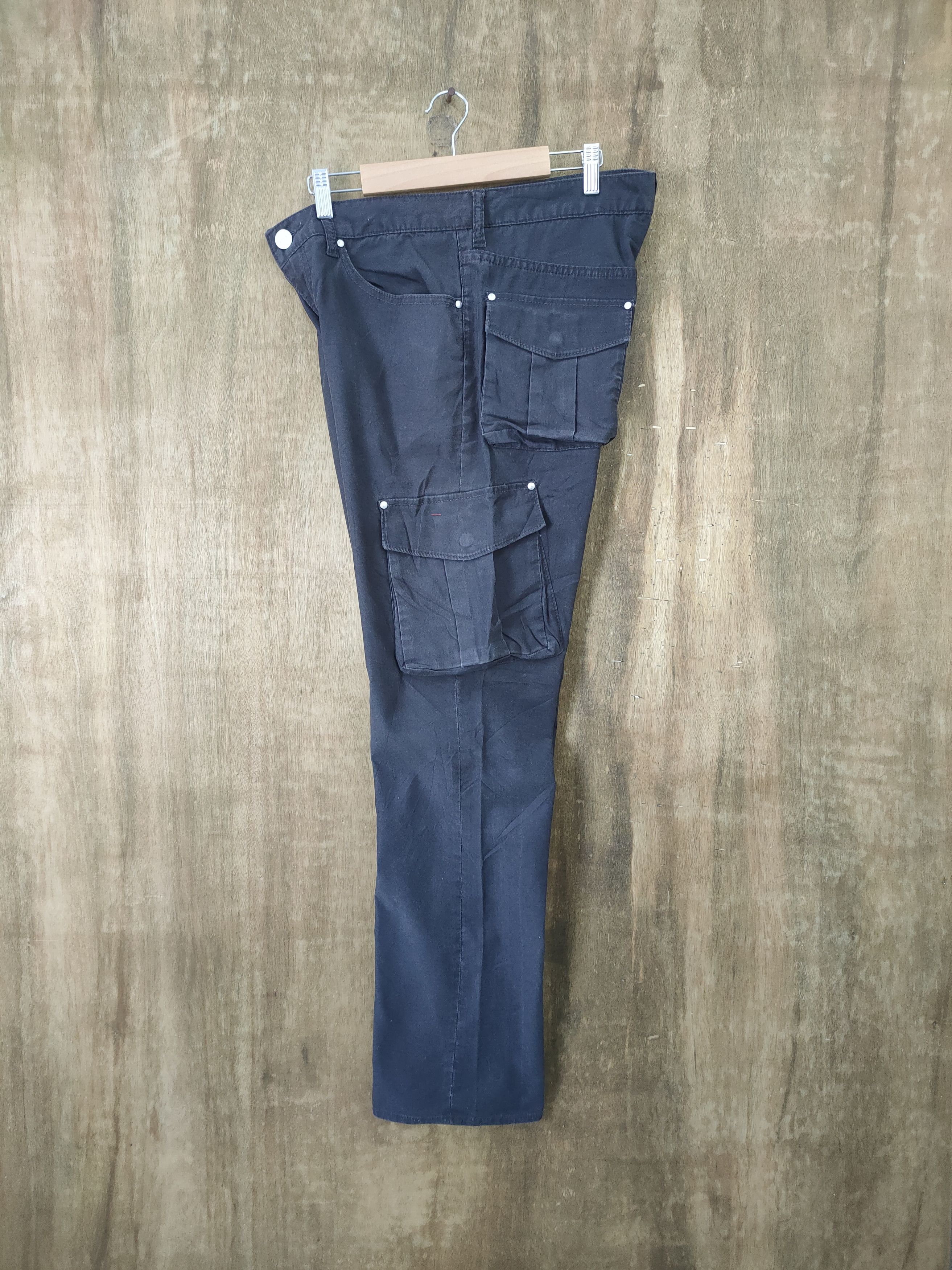 Japanese Brand × Takeo Kikuchi TEKEO KIKUCHI CARGO PANTS MULTIPOCKET TACTICAL Size US 32 / EU 48 - 3 Thumbnail