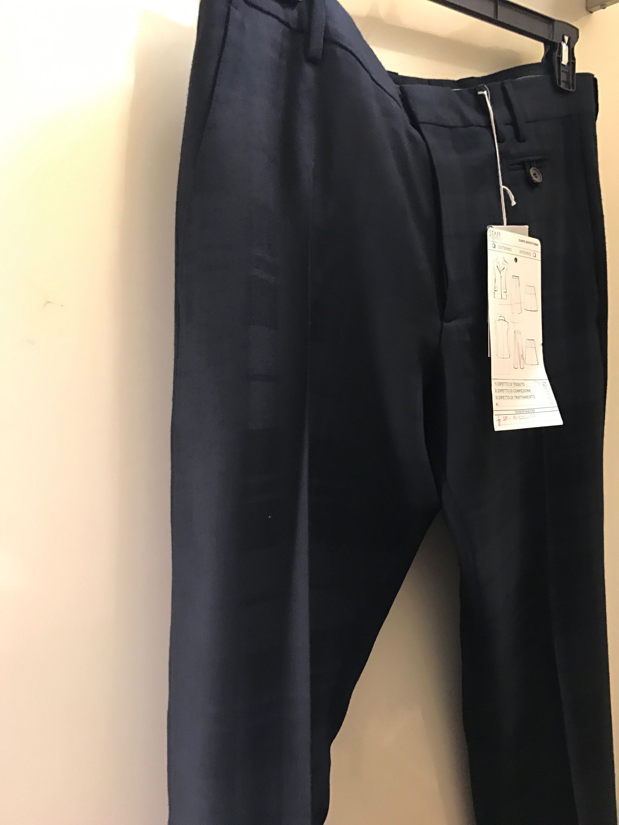 Vivienne Westwood 48-50-52 / Dark Navy Tartan Wool Slacks Size US 32 / EU 48 - 3 Thumbnail