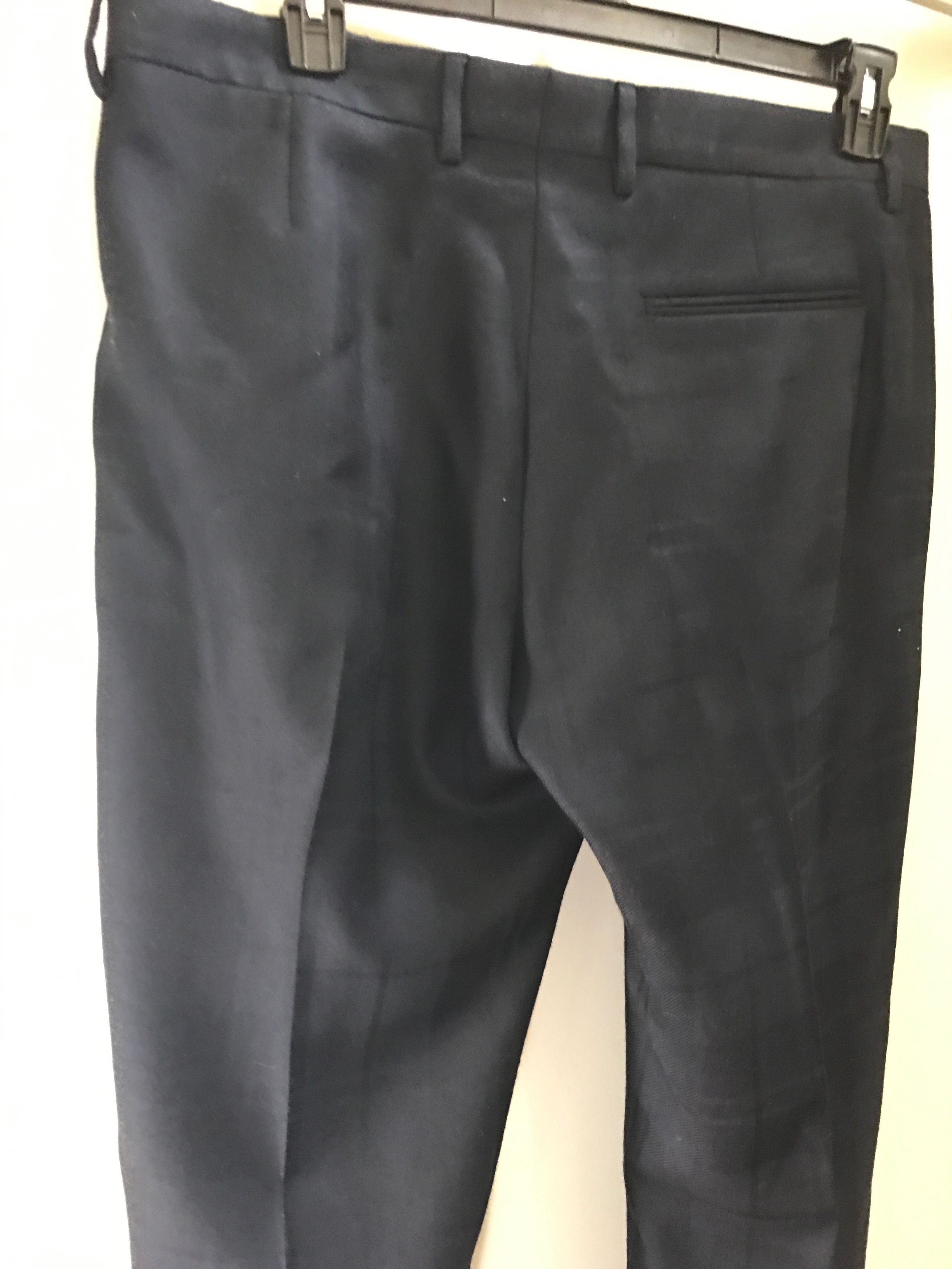 Vivienne Westwood 48-50-52 / Dark Navy Tartan Wool Slacks Size US 32 / EU 48 - 10 Thumbnail