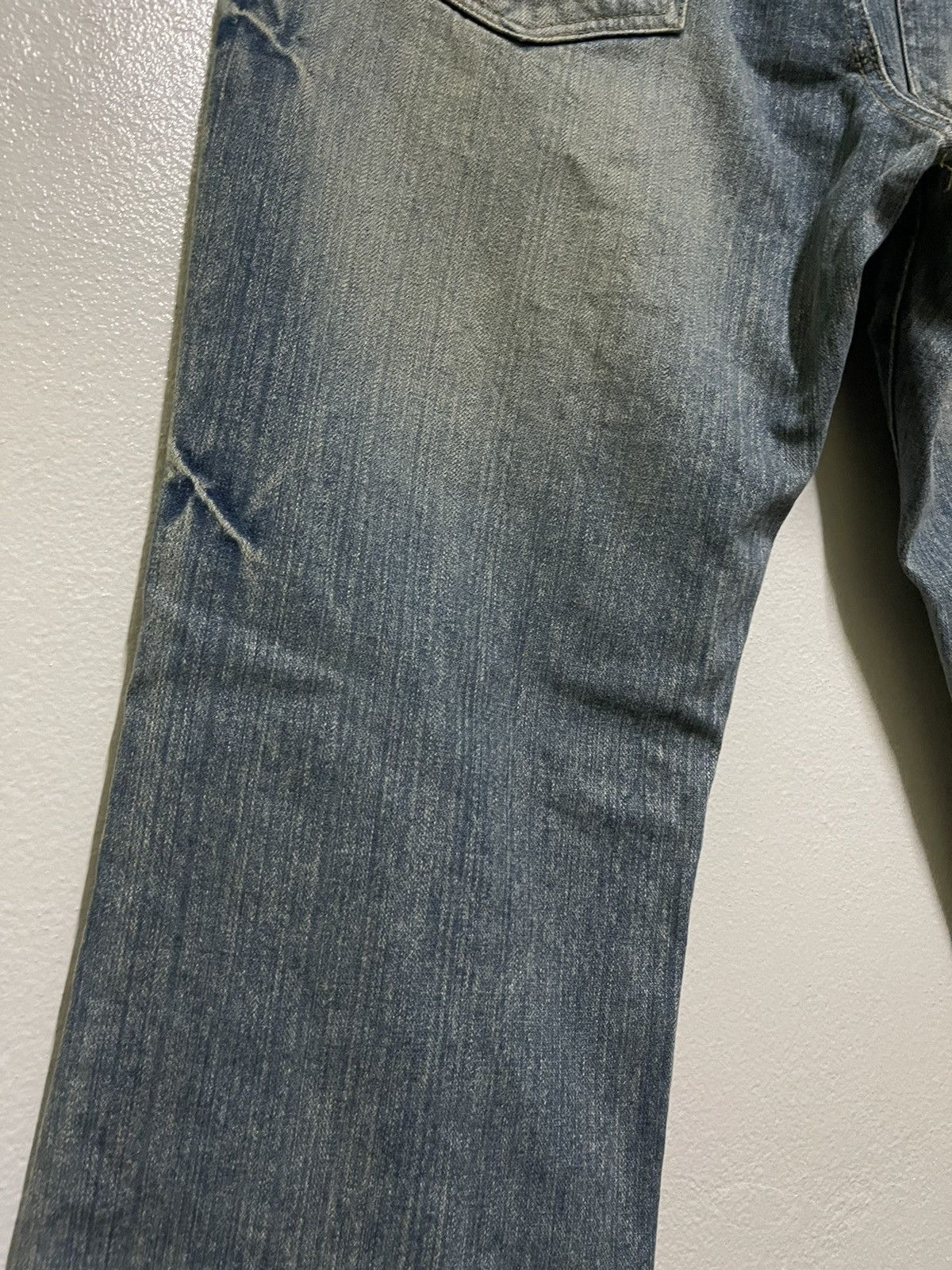 Japanese Brand Ripped Jeans Thrashed Rare Streetwear Size US 33 - 10 Thumbnail