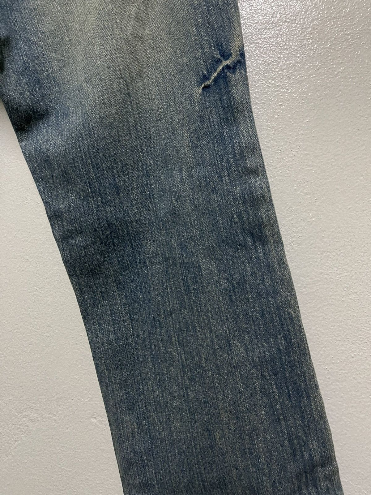 Japanese Brand Ripped Jeans Thrashed Rare Streetwear Size US 33 - 13 Thumbnail
